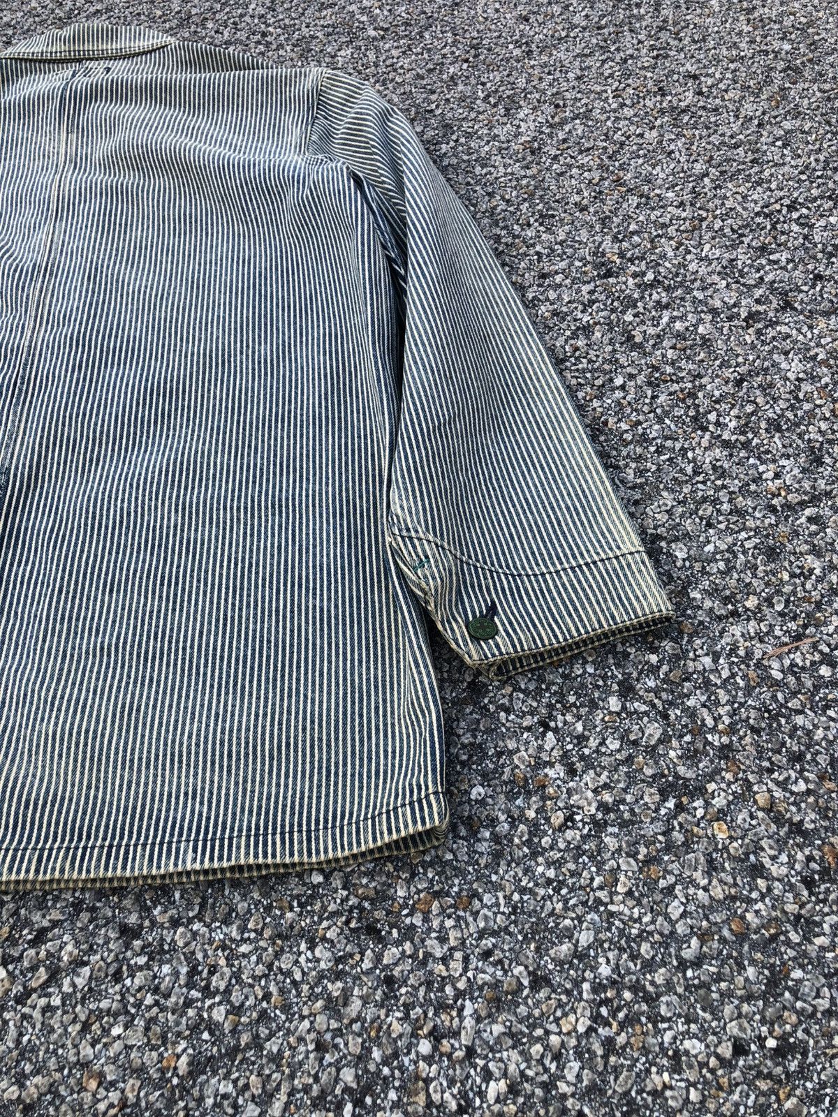 Oshkosh Vintage Oshkosh Chore Jacket Hickory Stripe Wabash Size US L / EU 52-54 / 3 - 18 Thumbnail