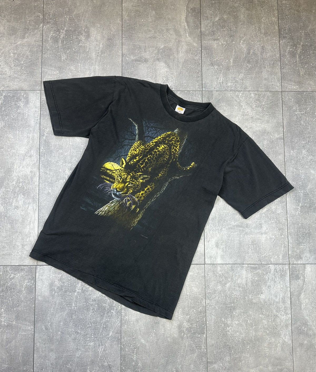 Habitat Vintage Rare Habitat Tiger Printed Log Tee Size US L / EU 52-54 / 3 - 1 Thumbnail