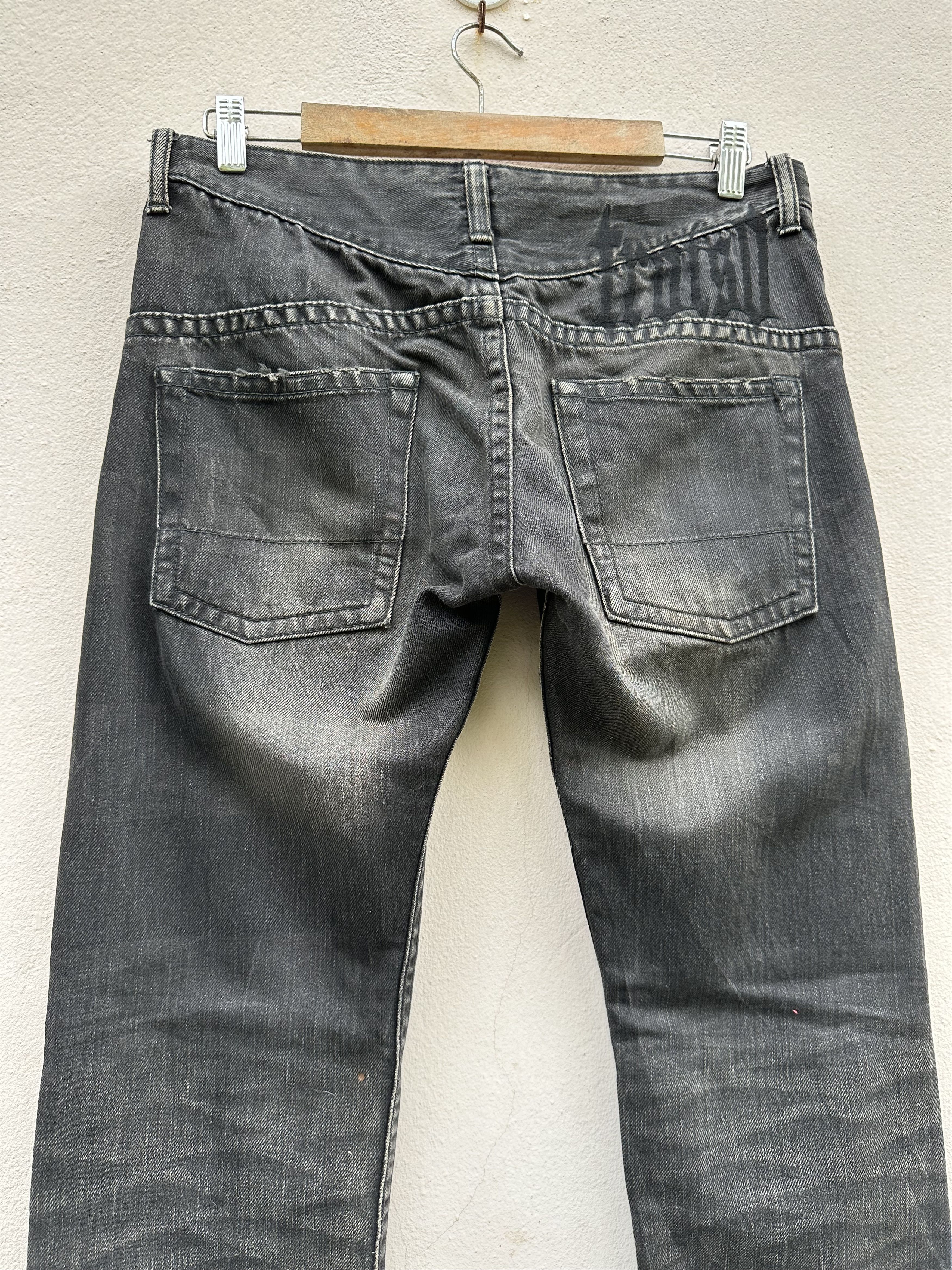 Yasuyuki Ishii Vintage Japanese Brand Troiso Distressed Flare Denim Jeans Size US 32 / EU 48 - 15 Thumbnail