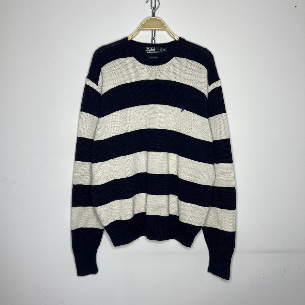 Polo Ralph Lauren × RRL Ralph Lauren × Vintage Vintage 90’s Polo by Ralph Lauren Knitted Sweater Size US XL / EU 56 / 4 - 9 Thumbnail
