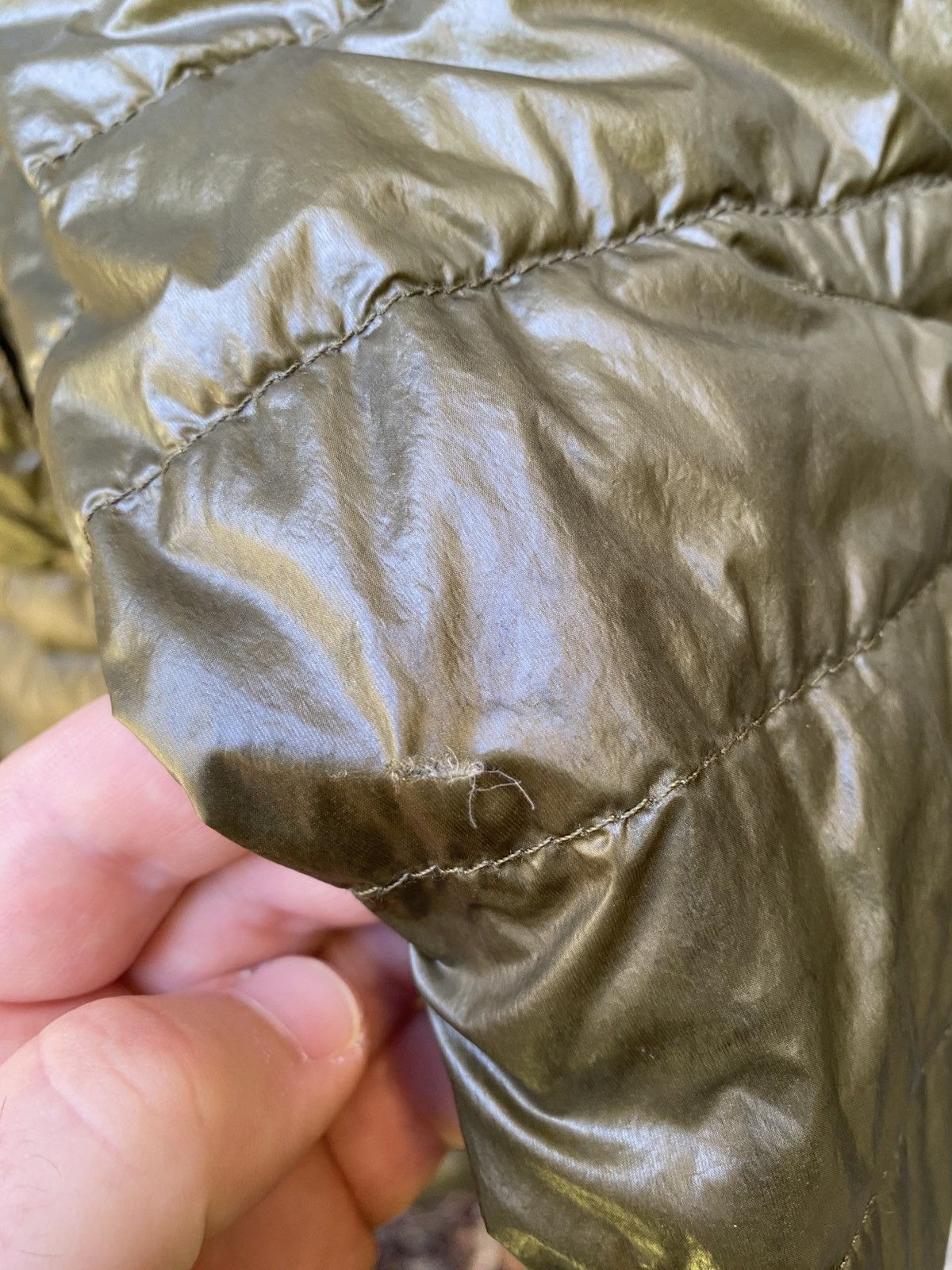 Moncler Moncler Omer Jacket Light Down Quilted Size 3 Olive Color Size US L / EU 52-54 / 3 - 6 Thumbnail