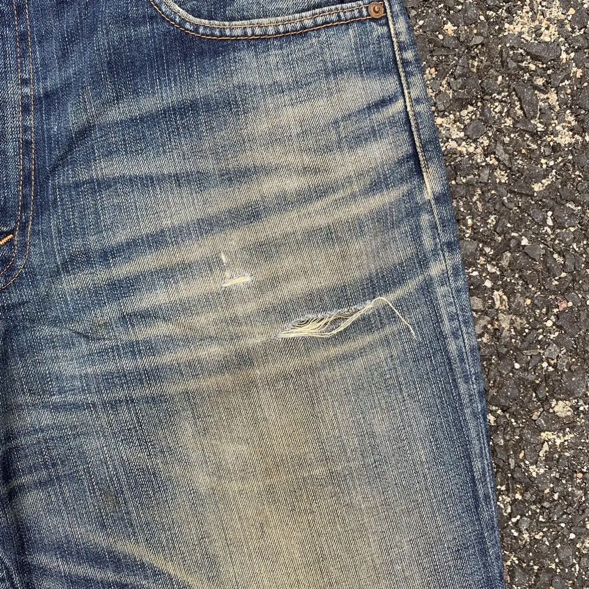Levi's DISTRESSED DENIM🔥Levi’s 533 Jeans 35x30 Mudwash Faded Pants Size US 35 - 6 Thumbnail