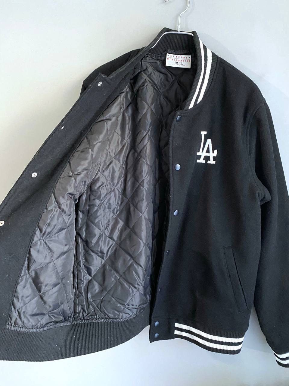 New Era New Era x MLB Los Angeles Dodgers Wool Bomber Jacket, Size L Size US L / EU 52-54 / 3 - 12 Thumbnail