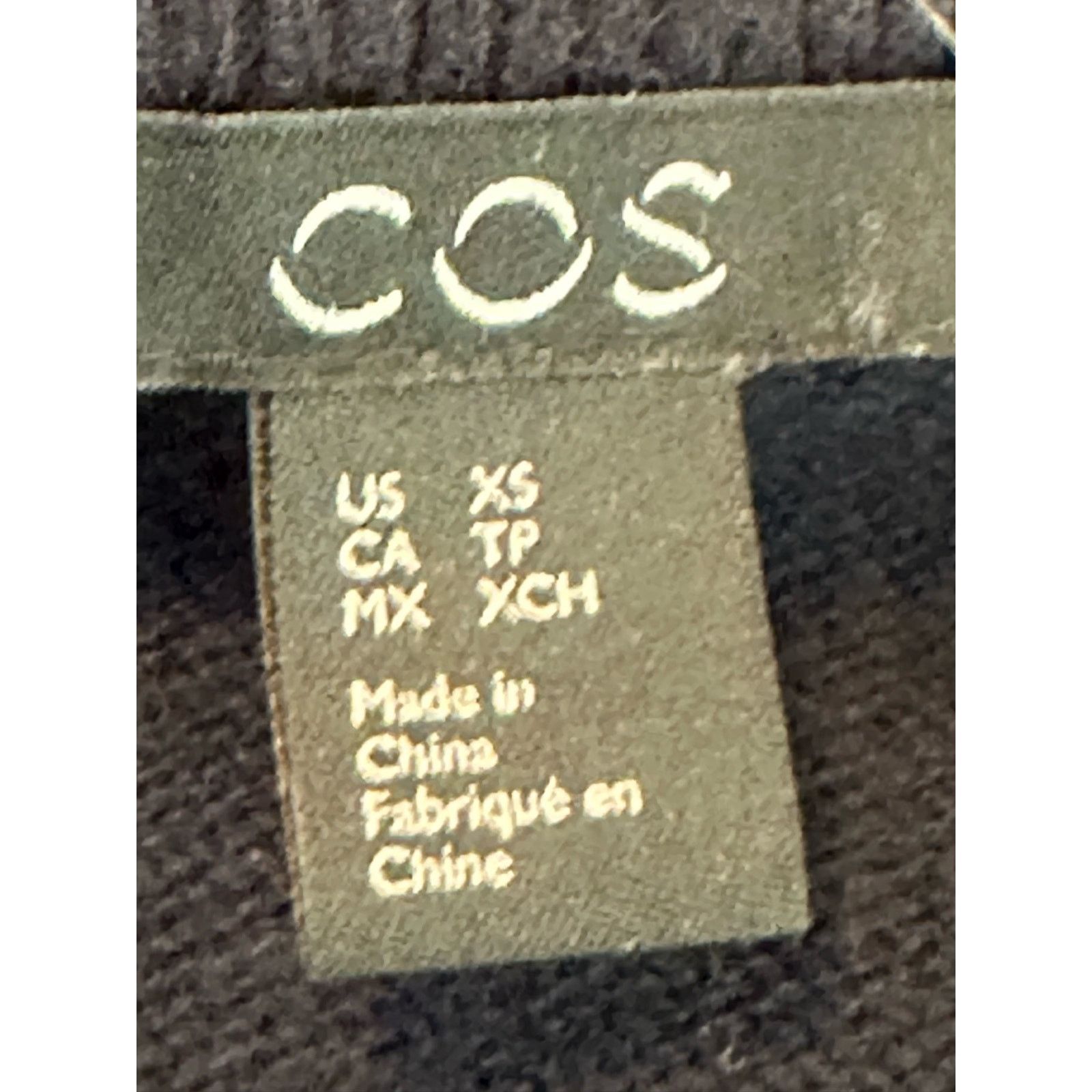 Cos COS navy blue crew neck sleeveless sweater size XS Size XS / US 0-2 / IT 36-38 - 3 Thumbnail