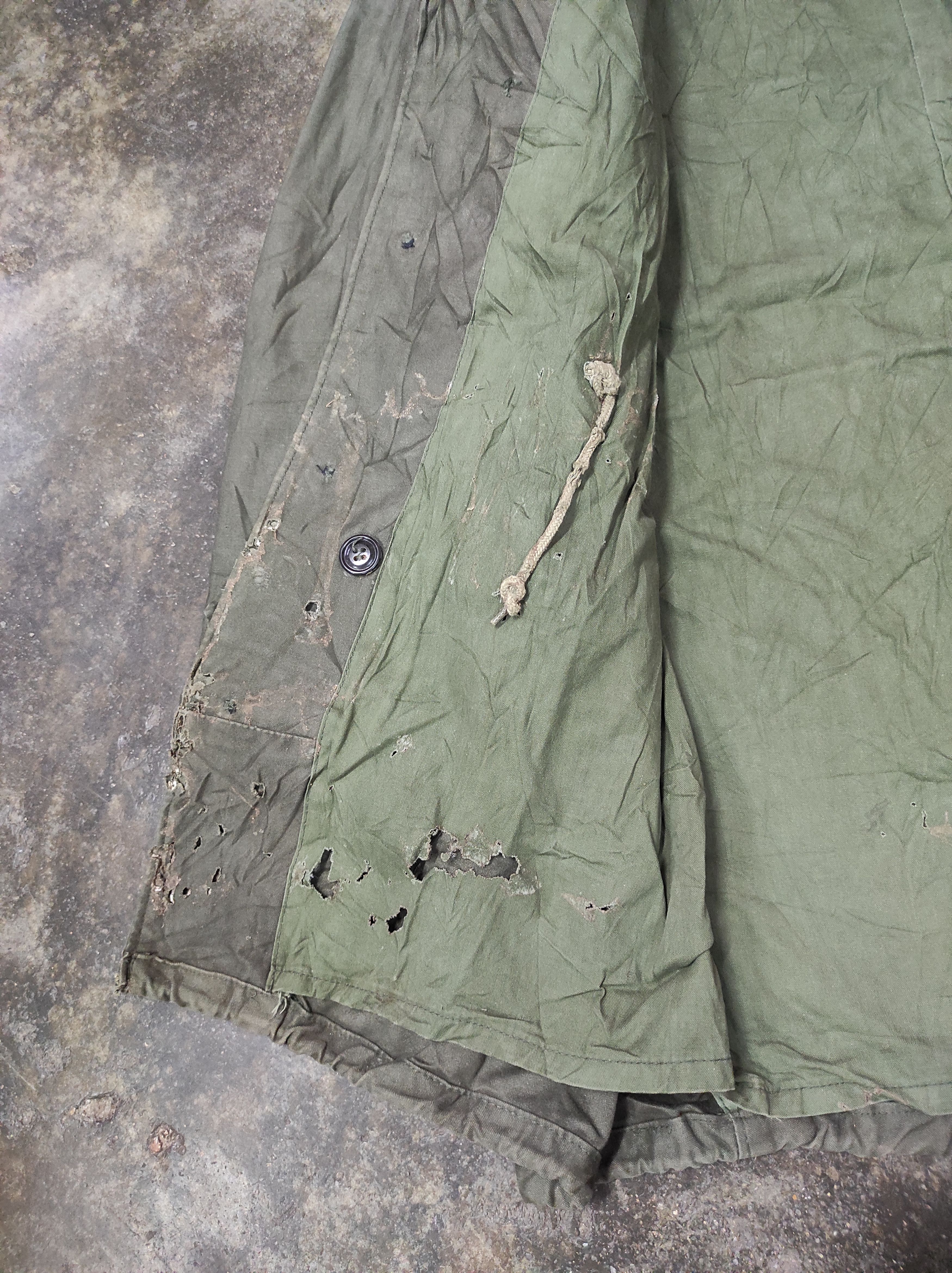 Vintage RARE VTG ARMY MILITARY DISTRESSED JACKET Size US L / EU 52-54 / 3 - 7 Thumbnail