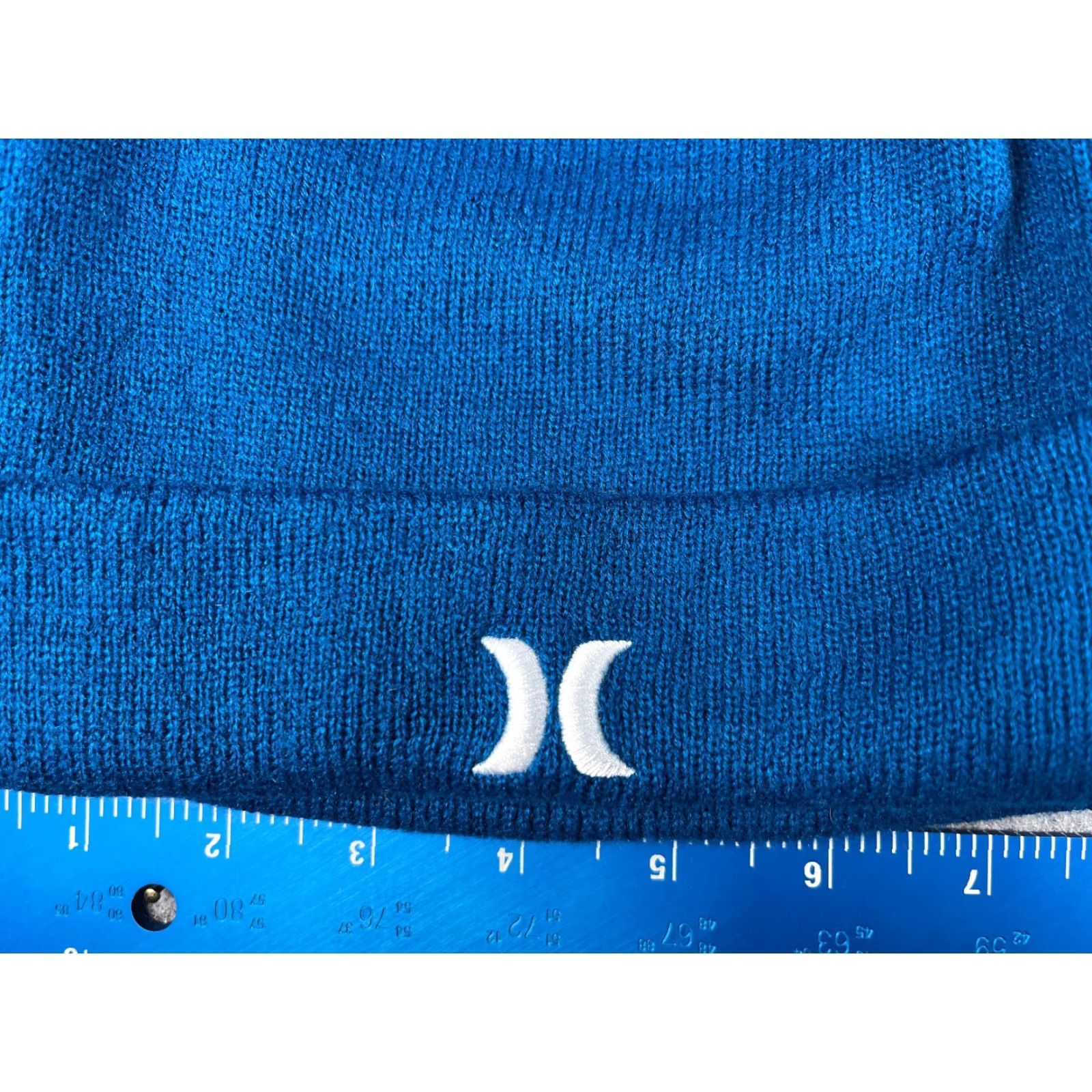 Hurley Hurley Beanie Adult One Size Blue Knit Acrylic Outdoor Ski Mens Size ONE SIZE - 2 Thumbnail