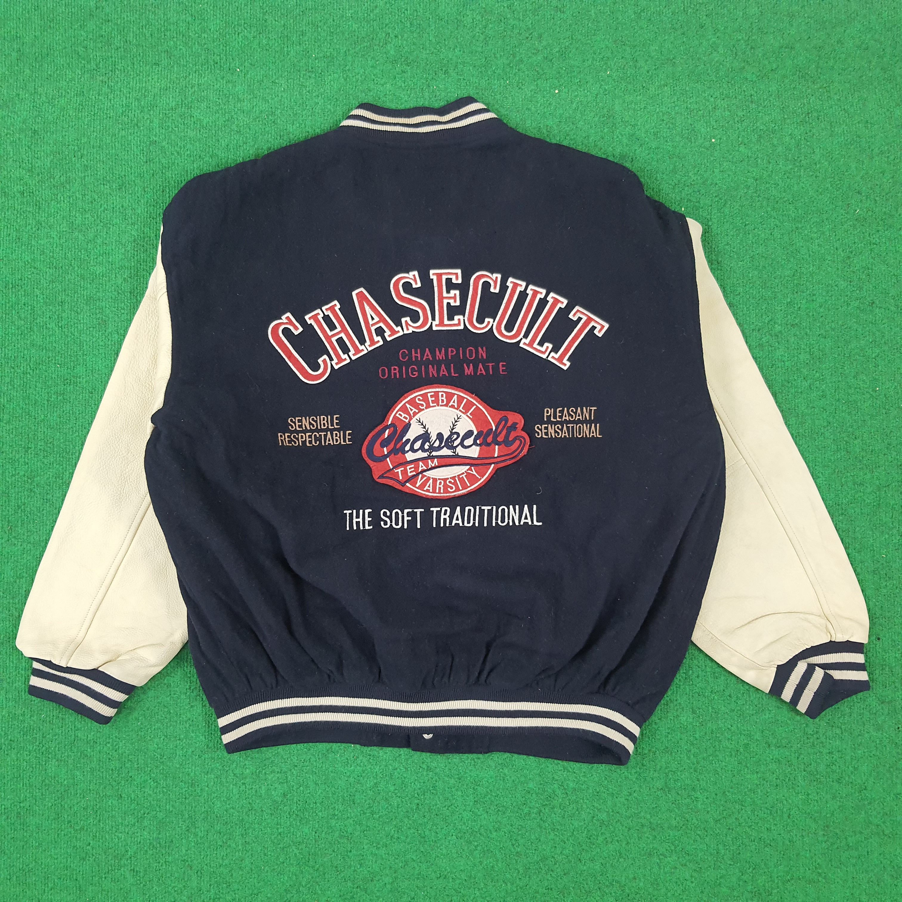 MLB × Vintage Vintage MLB Baseball Team Chasecult Varsity Jacket Size US XL / EU 56 / 4 - 1 Thumbnail