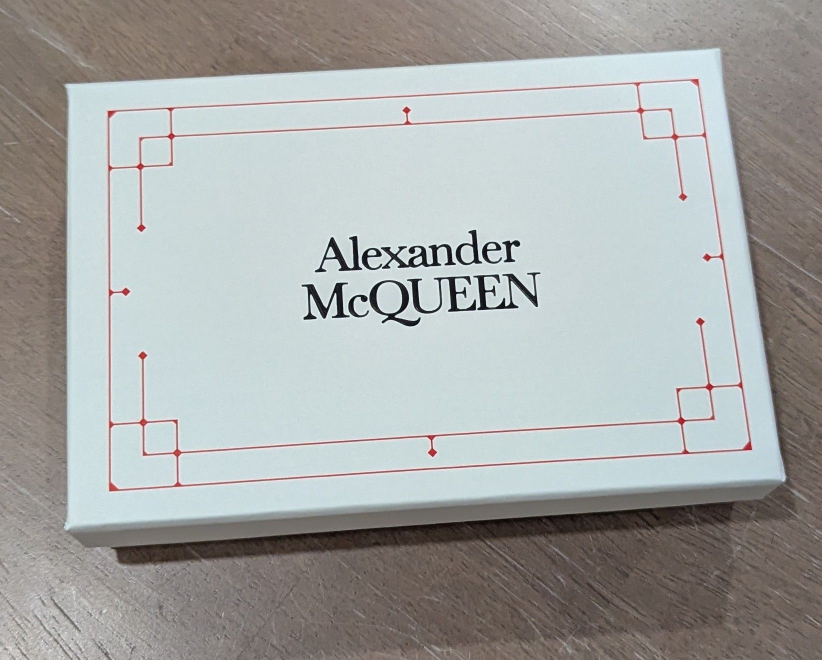 Alexander McQueen Alexander McQueen Logo Leather Card Case Card Holder Silver Size ONE SIZE - 5 Thumbnail