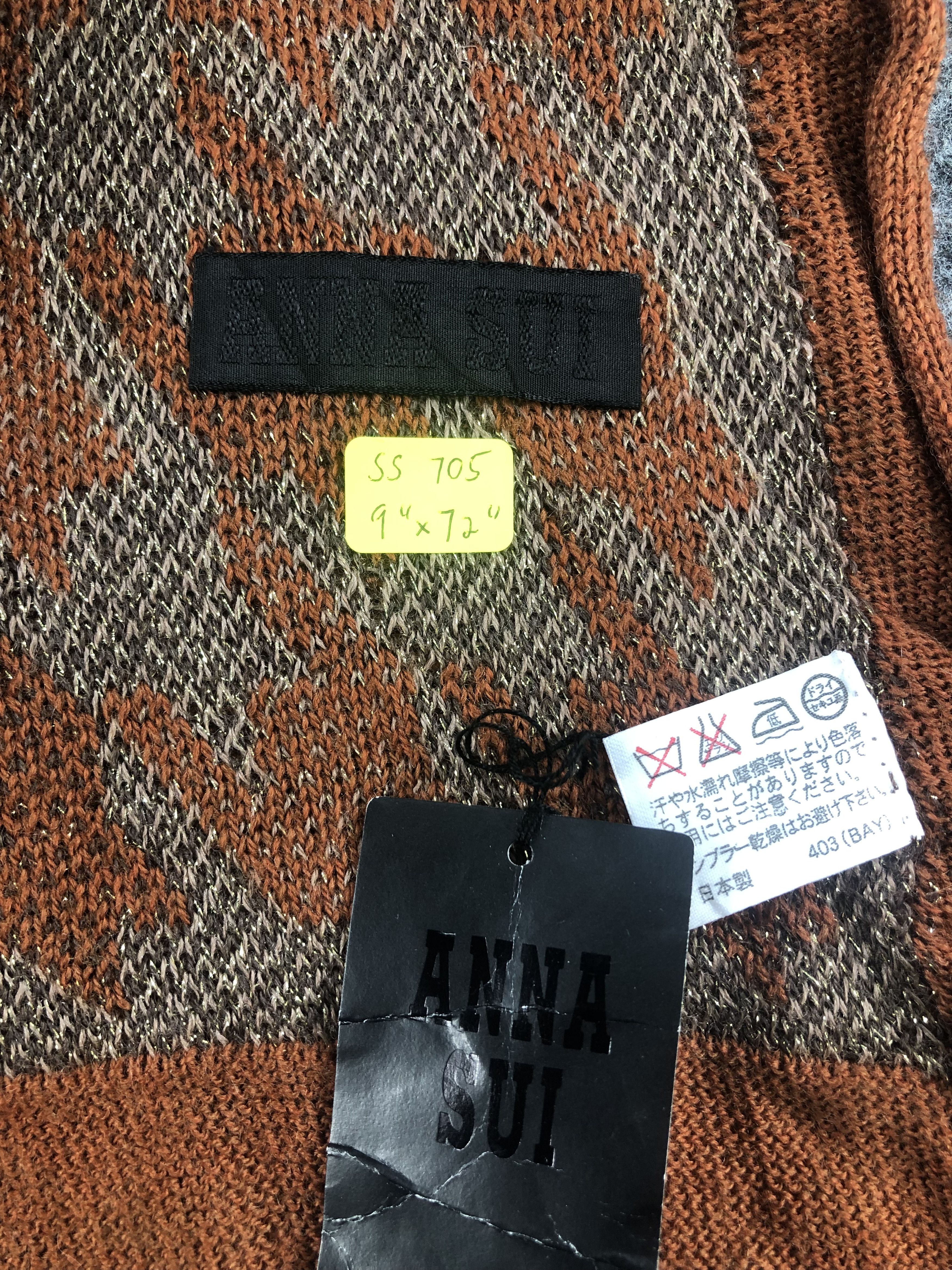 Anna Sui × Vintage Anna Sui Scarf / Muffler / Neckwear Size ONE SIZE - 4 Thumbnail