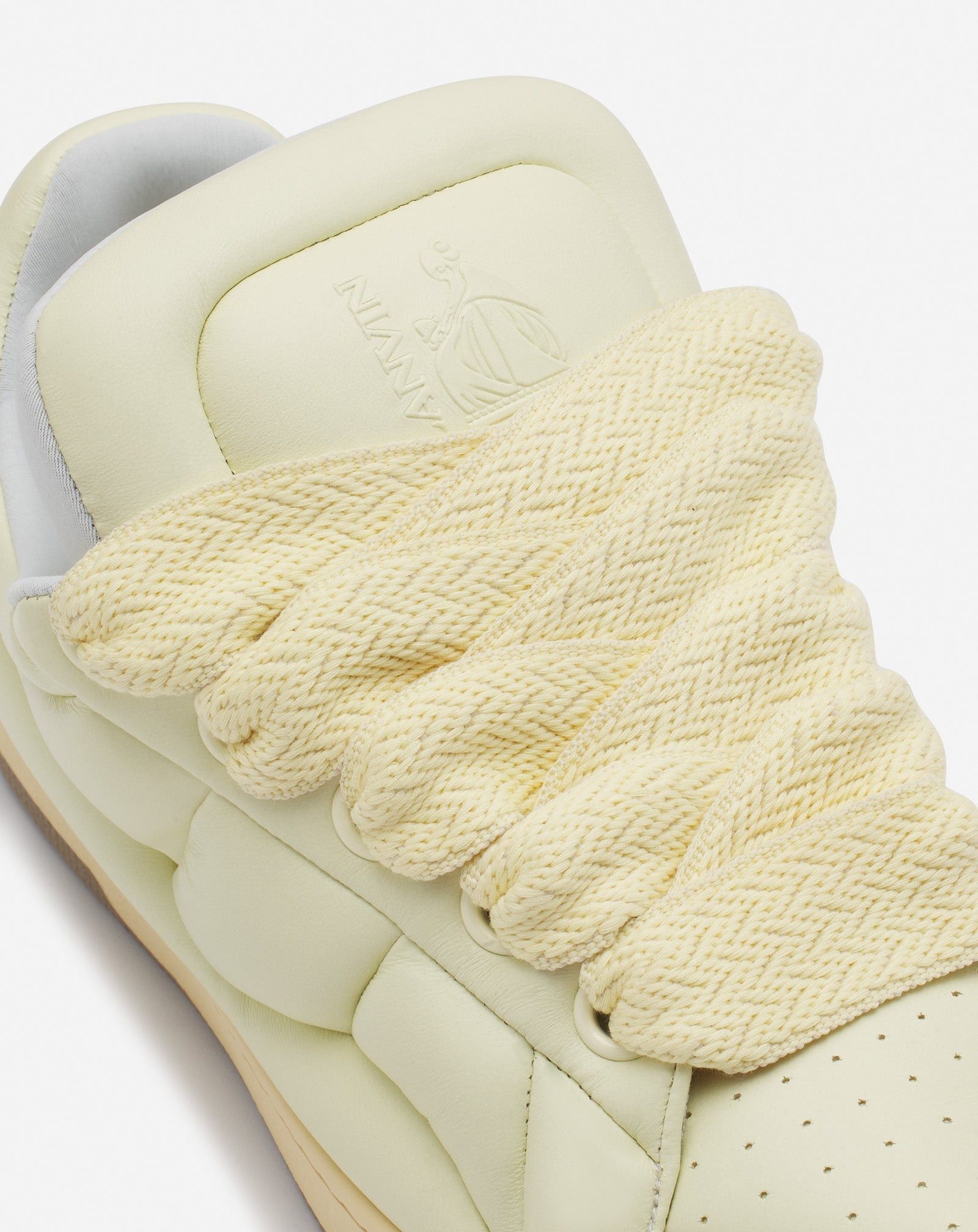 Lanvin o1y0125 Low-Top Sneakers in Ivory Size US 8 / EU 41 - 2 Thumbnail
