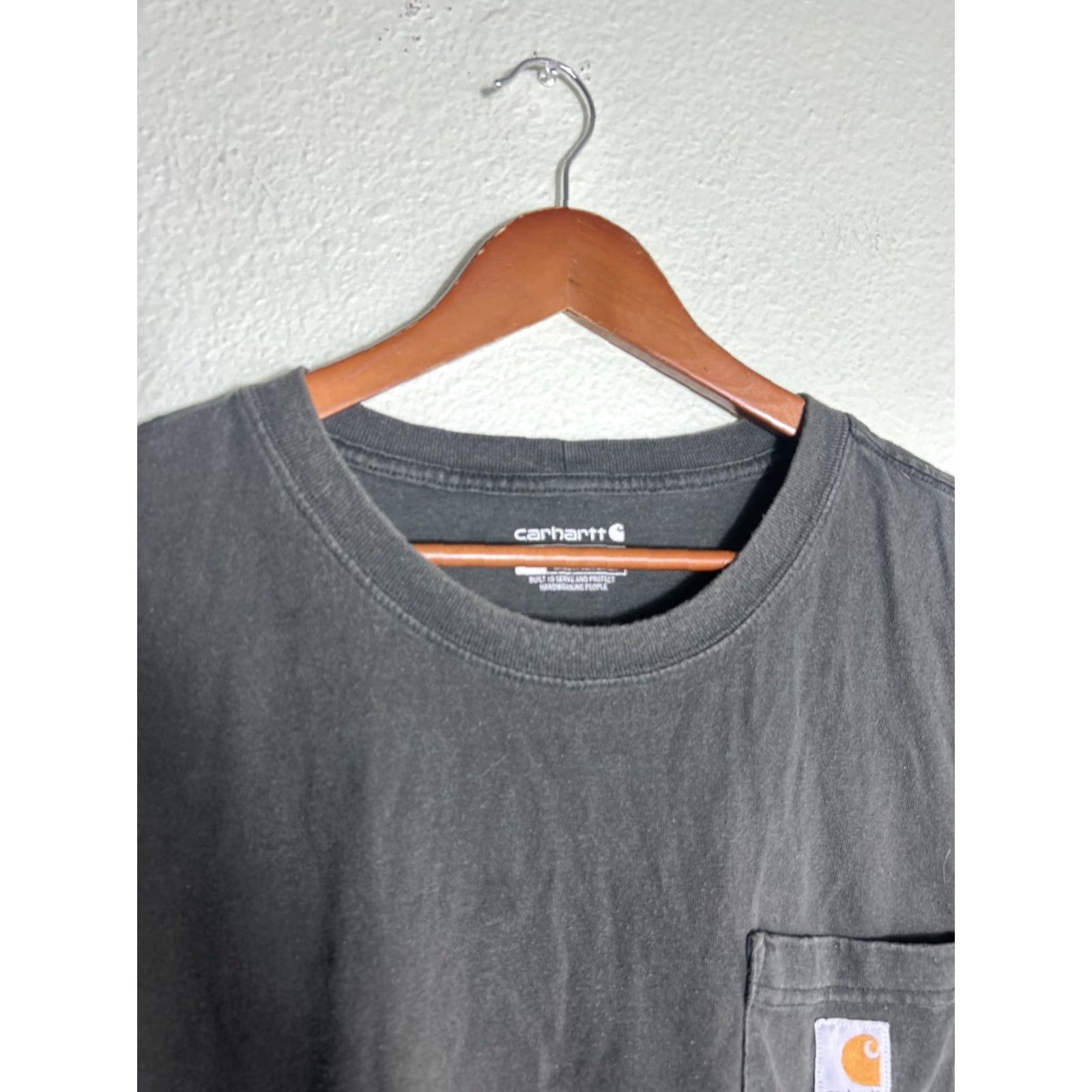 Carhartt Carhartt Shirt Mens 2XL Short Sleeve Green Loose Fit Oil Stains Size US XXL / EU 58 / 5 - 3 Thumbnail