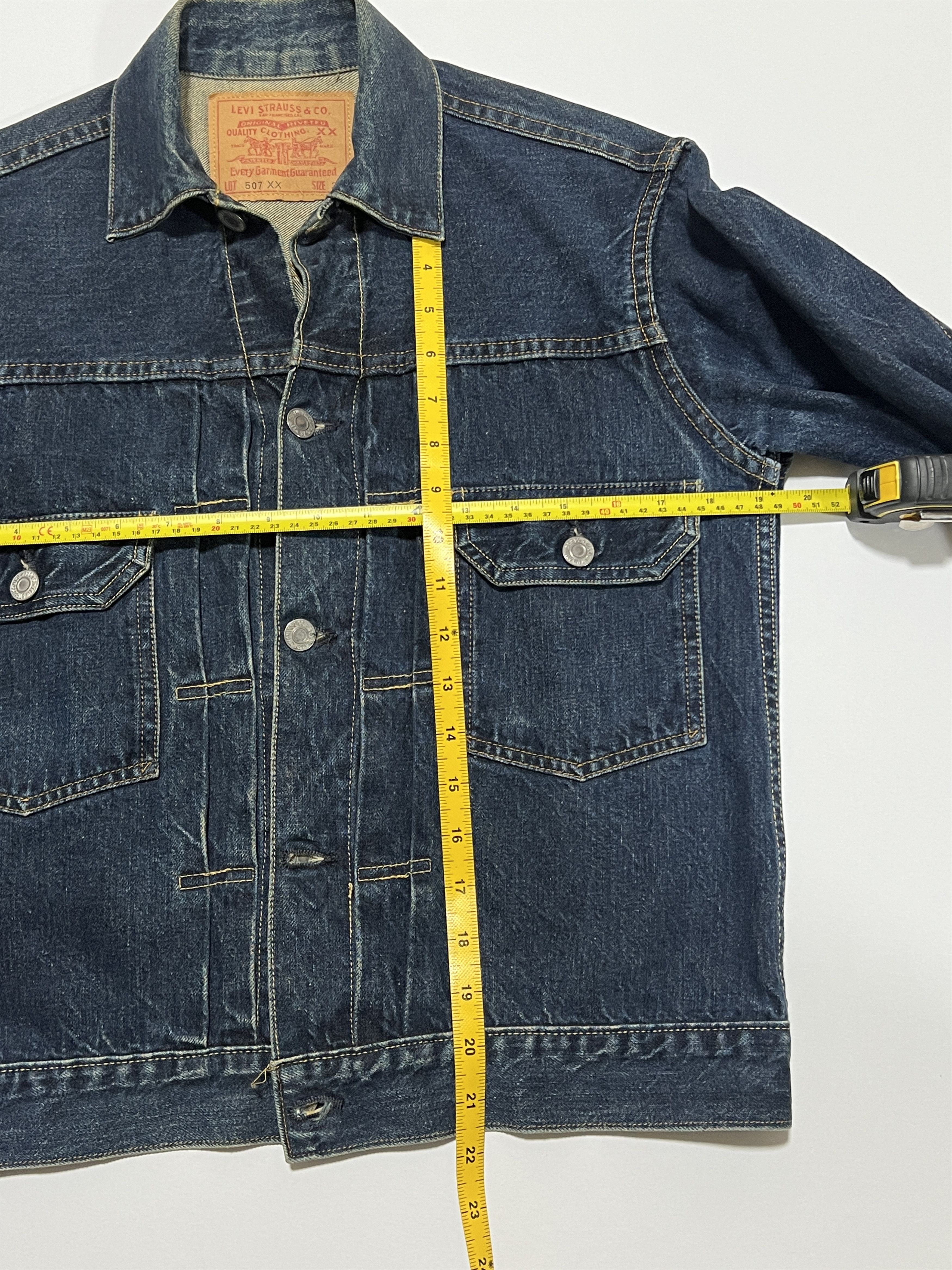 Levi's Levis 507XX Made in Valencia USA Type 2 Denim Jacket LVC Size US S / EU 44-46 / 1 - 5 Thumbnail