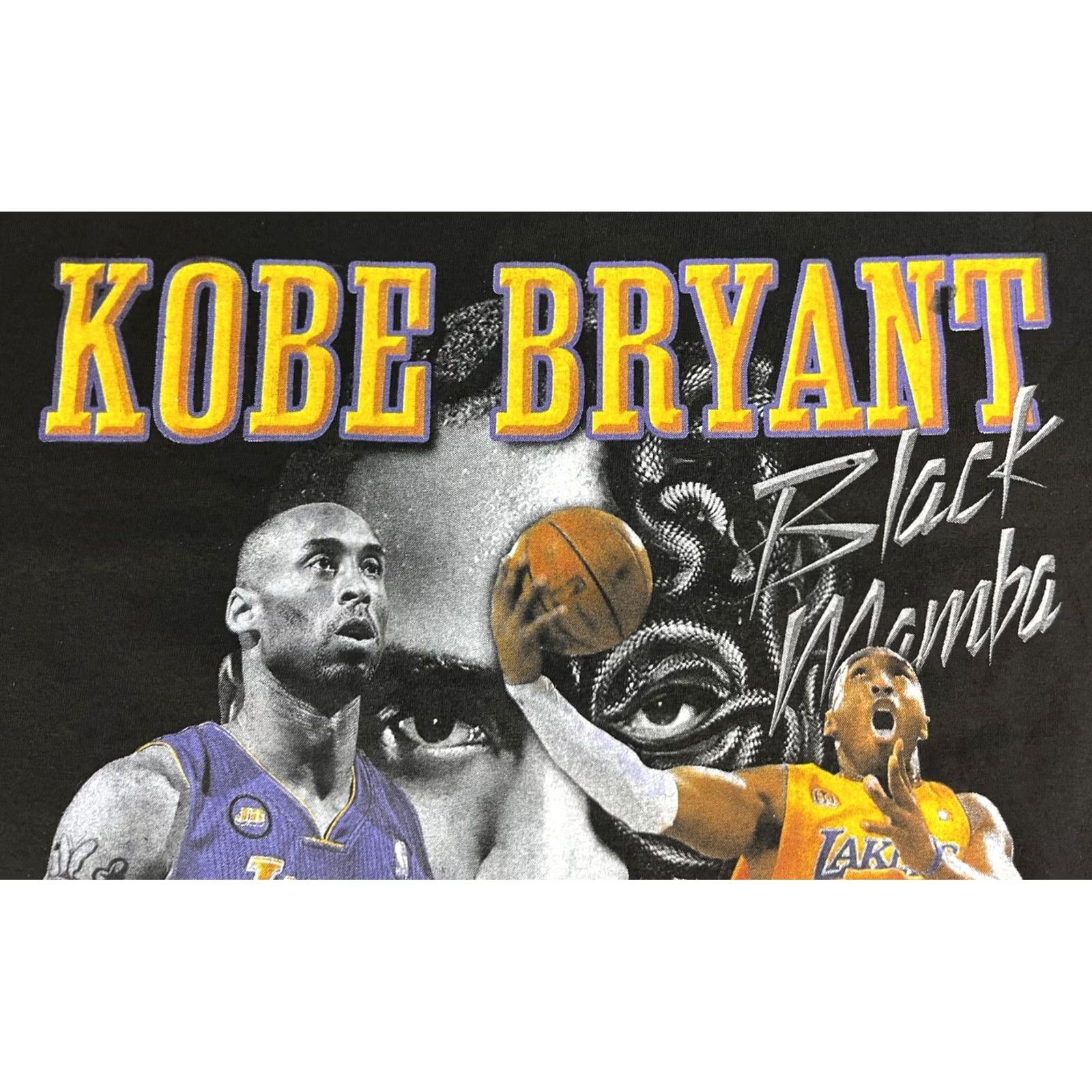 Vintage Kobe Bryant Black Mamba Legend R.I.P. 1978-2020 T-Shirt Size M Black Mens Shirt Size US M / EU 48-50 / 2 - 4 Thumbnail