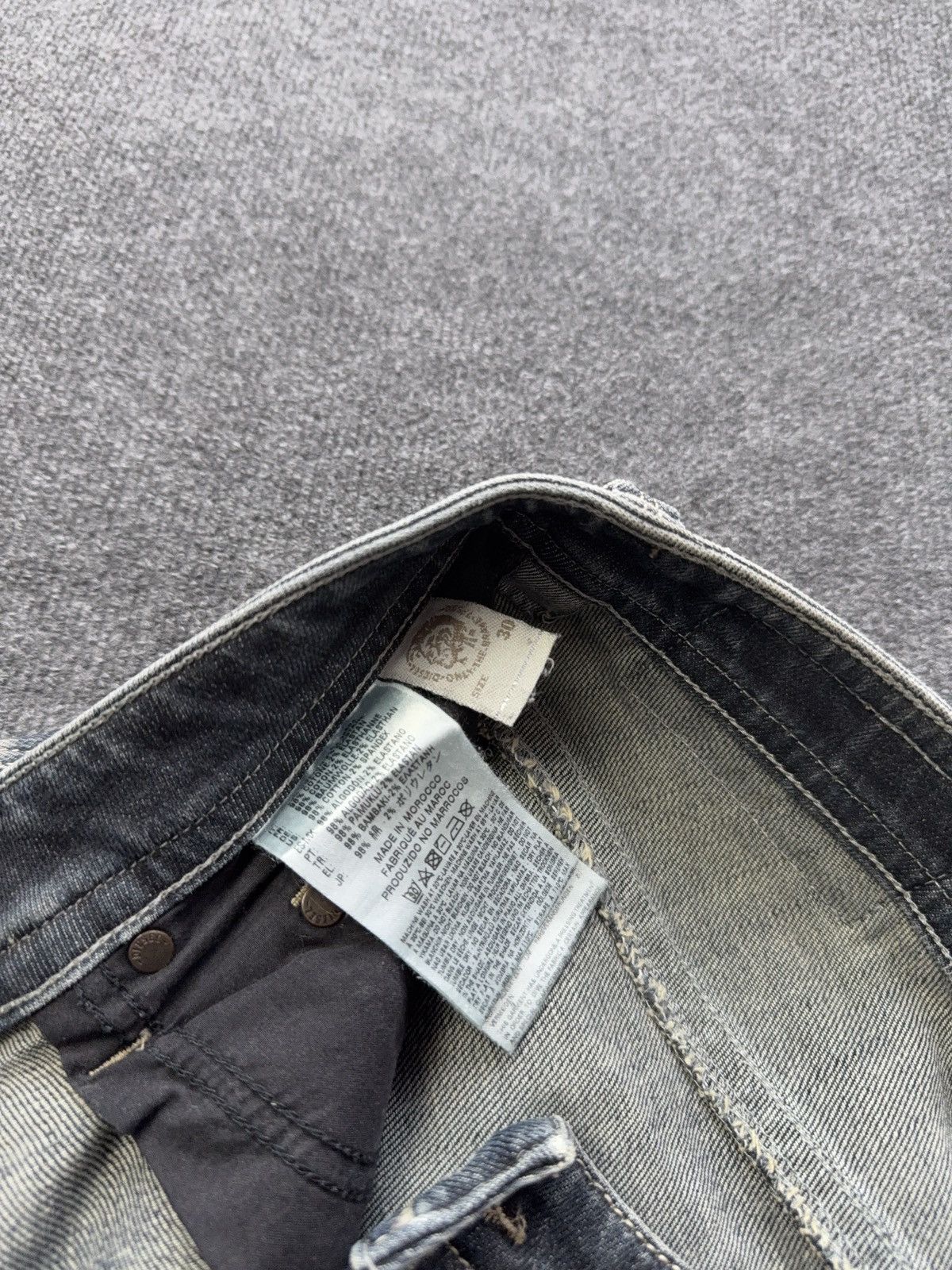 Diesel Luxury 00s Diesel Thavar Slim Skinny Washed Blue Jeans W30 Size US 30 / EU 46 - 13 Thumbnail