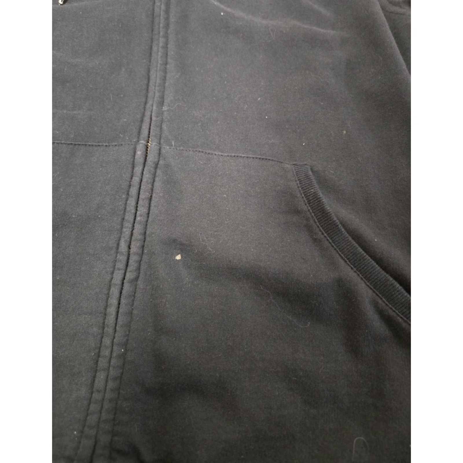 Harley Davidson VINTAGE Harley-Davidson Hoodie Mens M Black Full Zip Embroidered Skull Flames Size US M / EU 48-50 / 2 - 4 Thumbnail