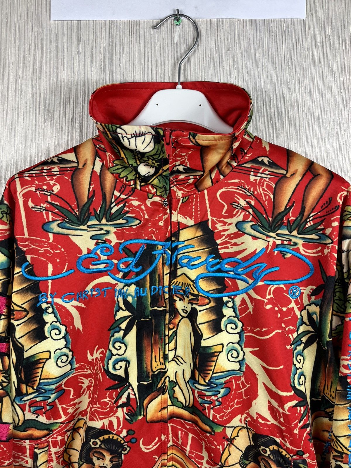 Ed Hardy Vintage Ed Hardy Christian Audigier zip y2k hoodie sexy girl Size US M / EU 48-50 / 2 - 4 Thumbnail