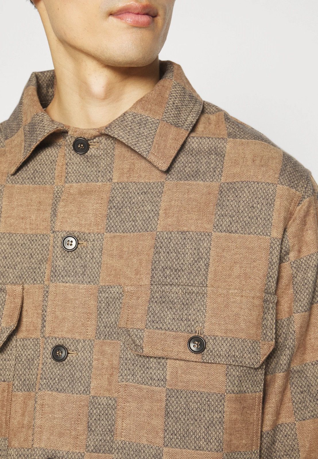 Henrik Vibskov !DS! AW23 Henrik Vibskov Checkered Field Flannel Shirt Size US M / EU 48-50 / 2 - 9 Thumbnail