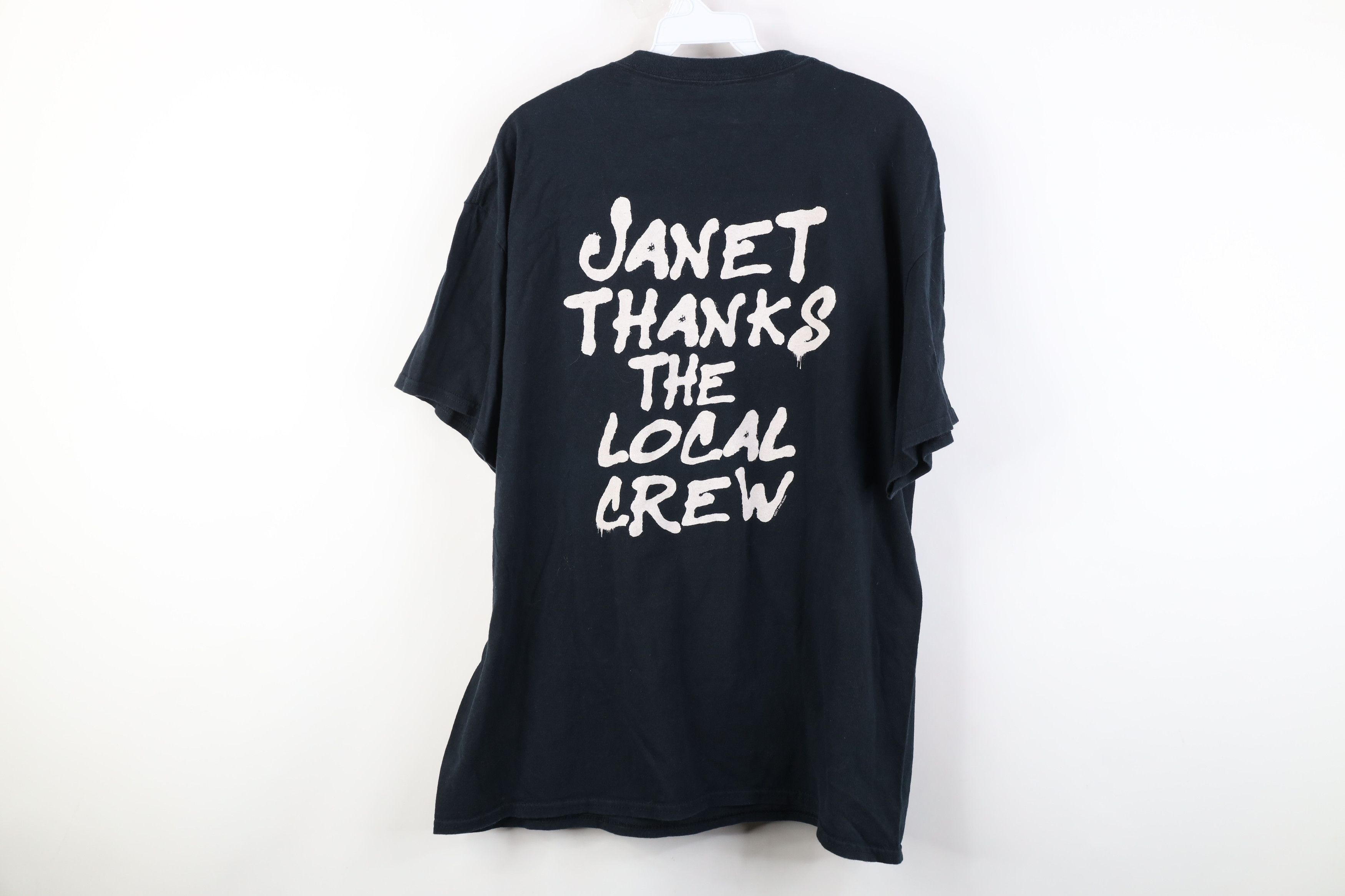Vintage Vintage Y2K of the World Tour Janet Jackson Band T-Shirt Size US XL / EU 56 / 4 - 12 Thumbnail