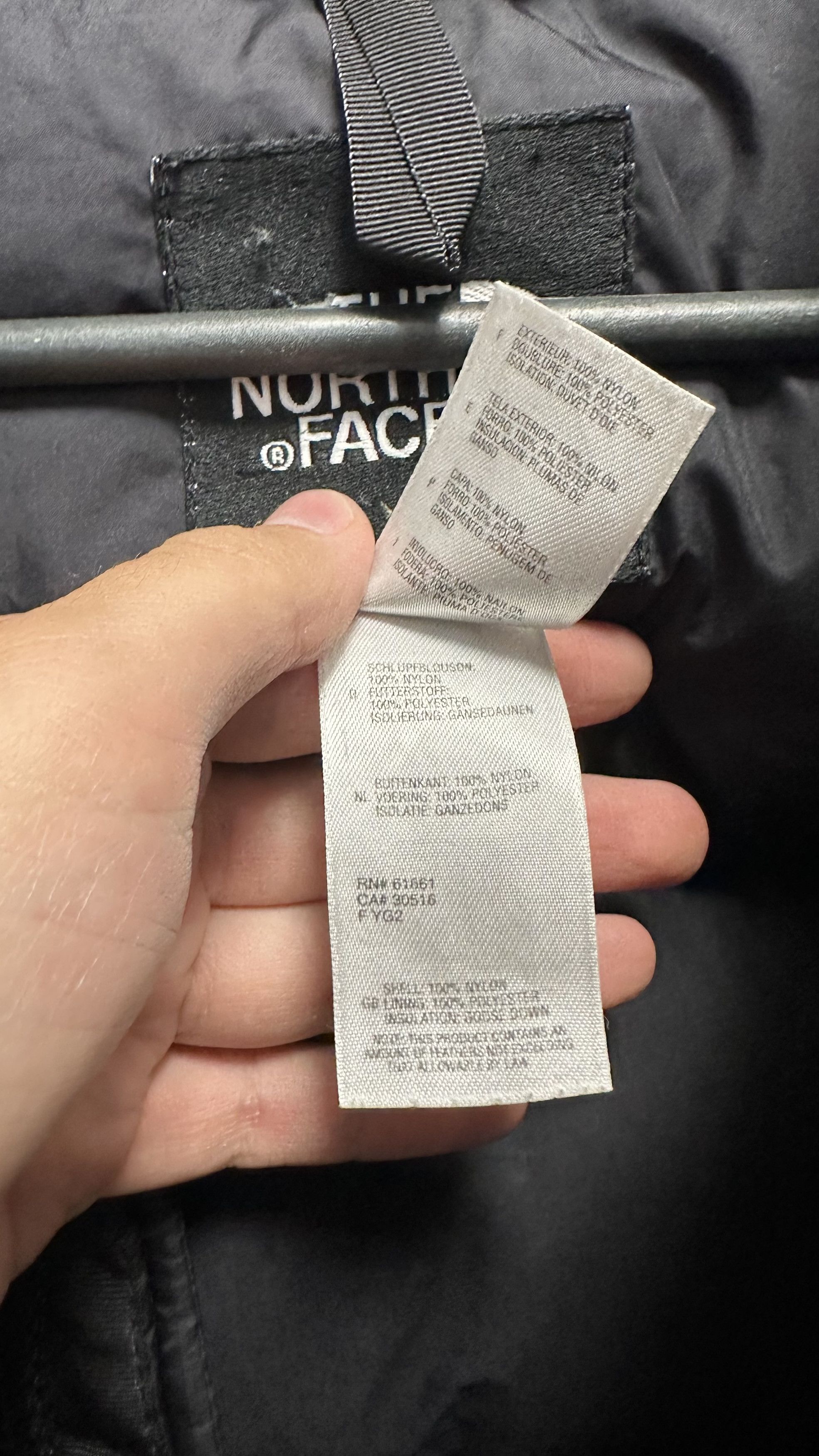 The North Face The North Face 700 Nupse Down Black Puffer Jacket Sz XS Size XS / US 0-2 / IT 36-38 - 15 Thumbnail