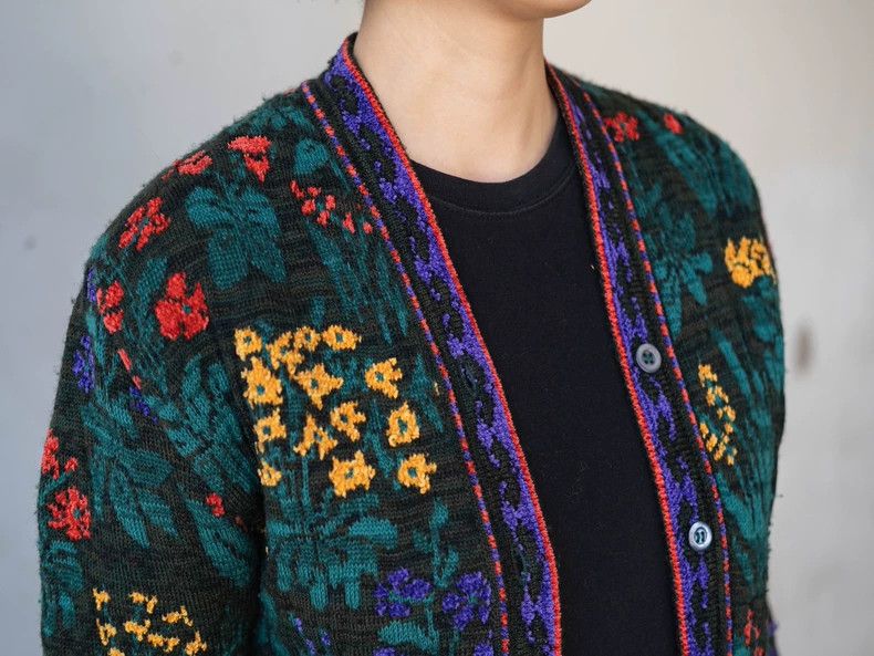 Kenzo KENZO Silk embroidered flowers knit sweater Size M / US 6-8 / IT 42-44 - 5 Thumbnail