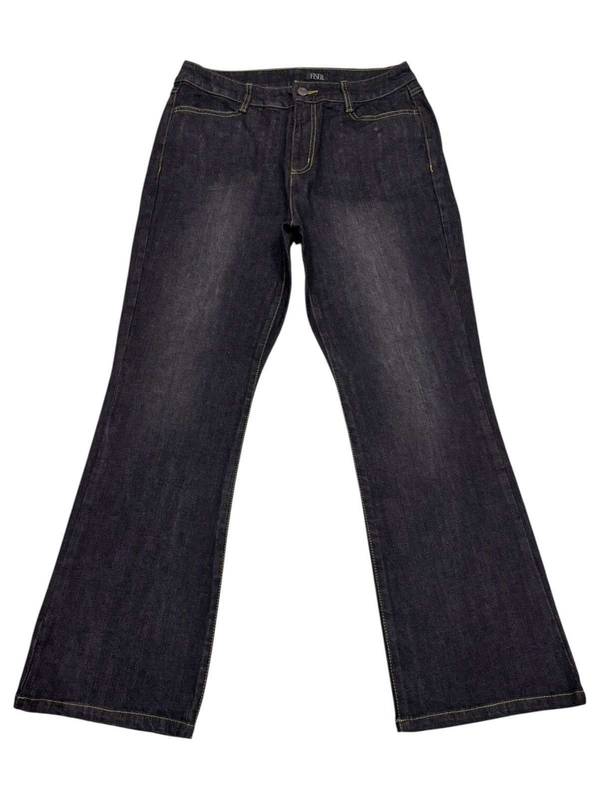Tornado Mart FLARE JEANS BLACK FISCO BOOTCUT TORNADO MART VIBES JEANS Size US 30 / EU 46 - 1 Thumbnail