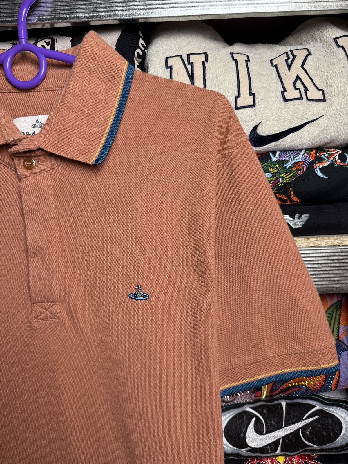 Vivienne Westwood VINTAGE VIVIENNE WESTWOOD POLO TEE SMALL LOGO Size US XL / EU 56 / 4 - 4 Thumbnail