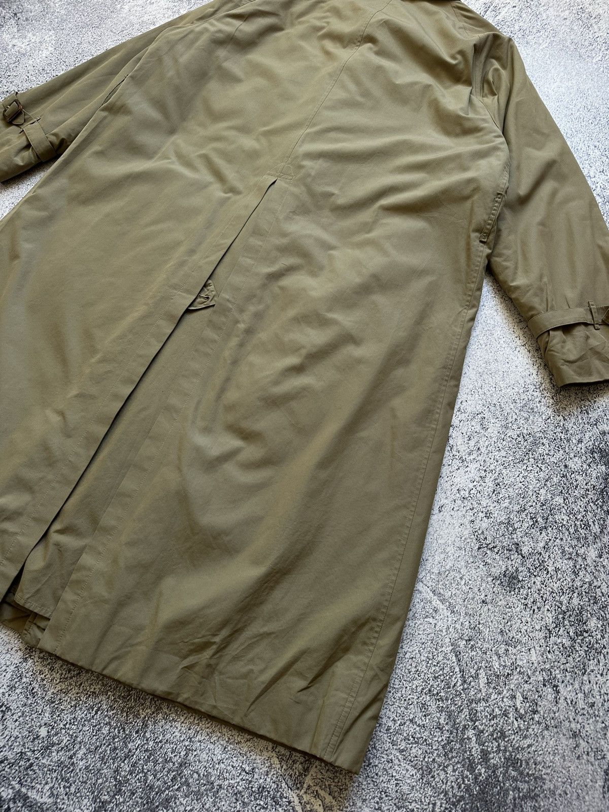 Burberry Vintage 70-80s Burberrys Beige Cotton Coat Japanese Style Size US M / EU 48-50 / 2 - 13 Thumbnail