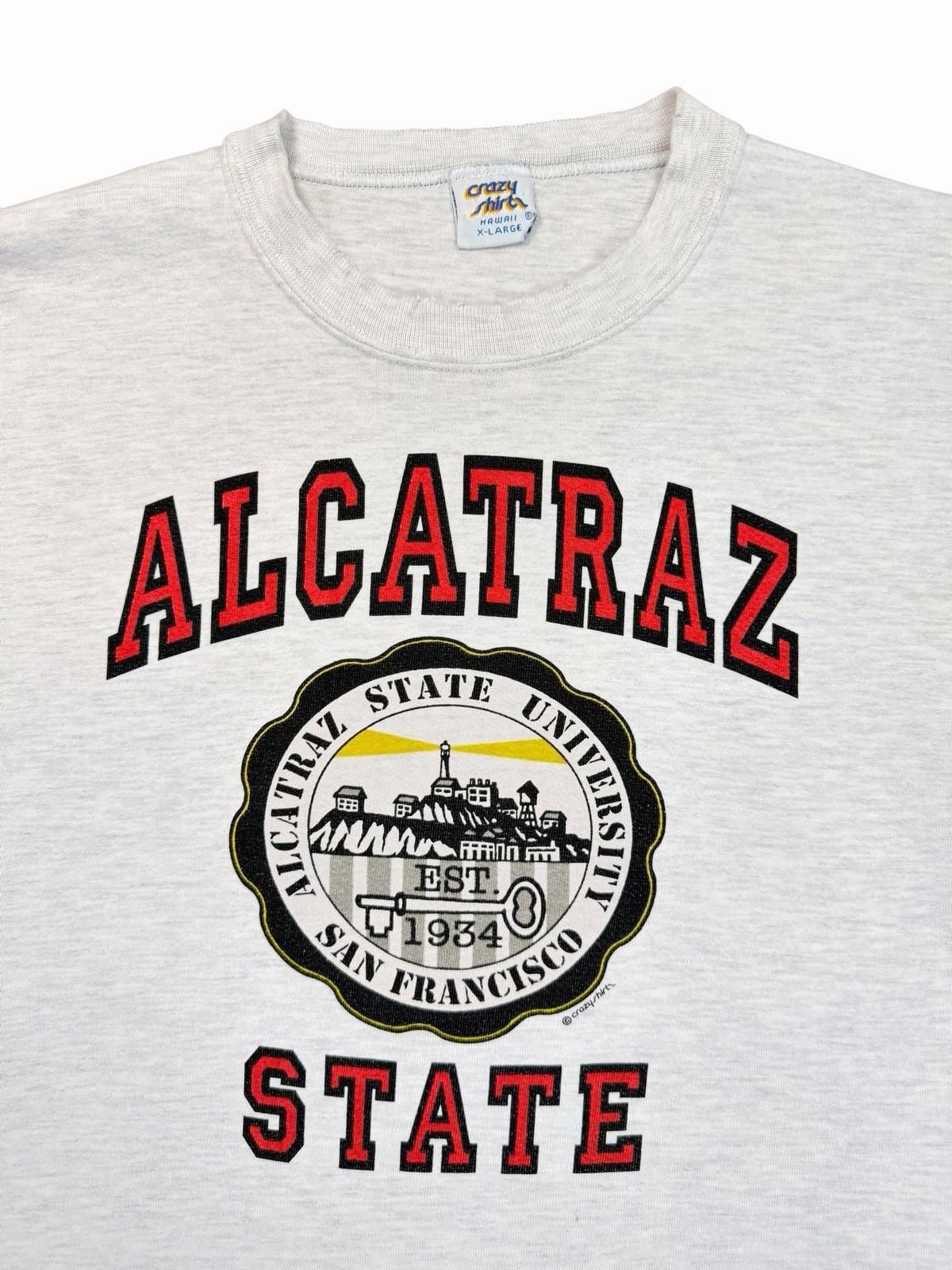 Vintage 1990s Alcatraz State University Boxy USA Crewneck XL Size US XL / EU 56 / 4 - 2 Thumbnail