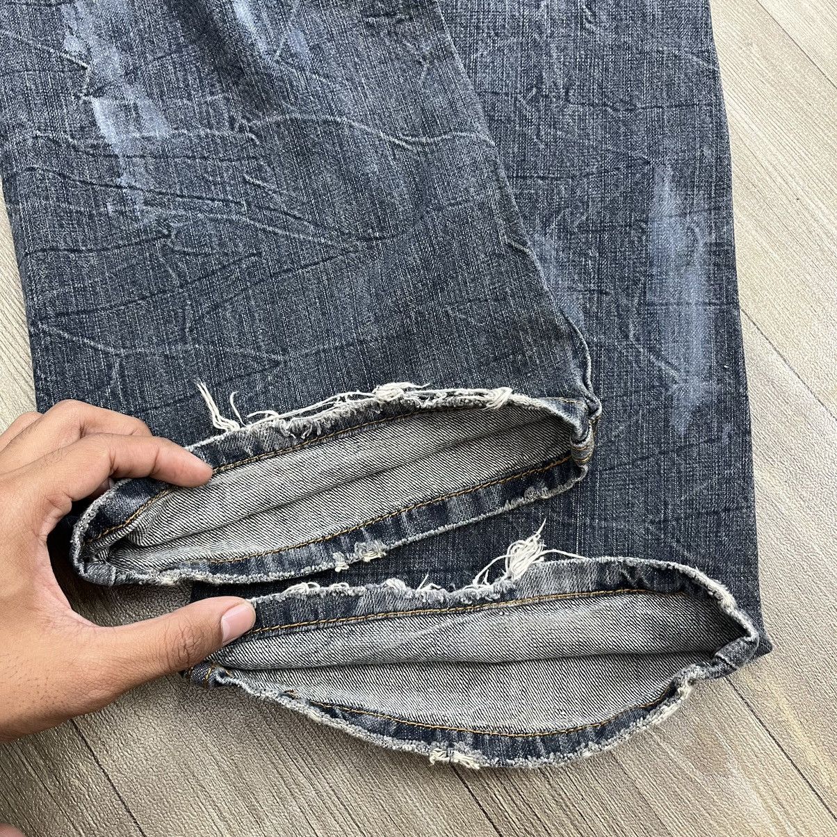 semanticdesign Y2K Semanticdesign Studded Distressed Flared Jeans BootCut Size US 31 - 16 Thumbnail