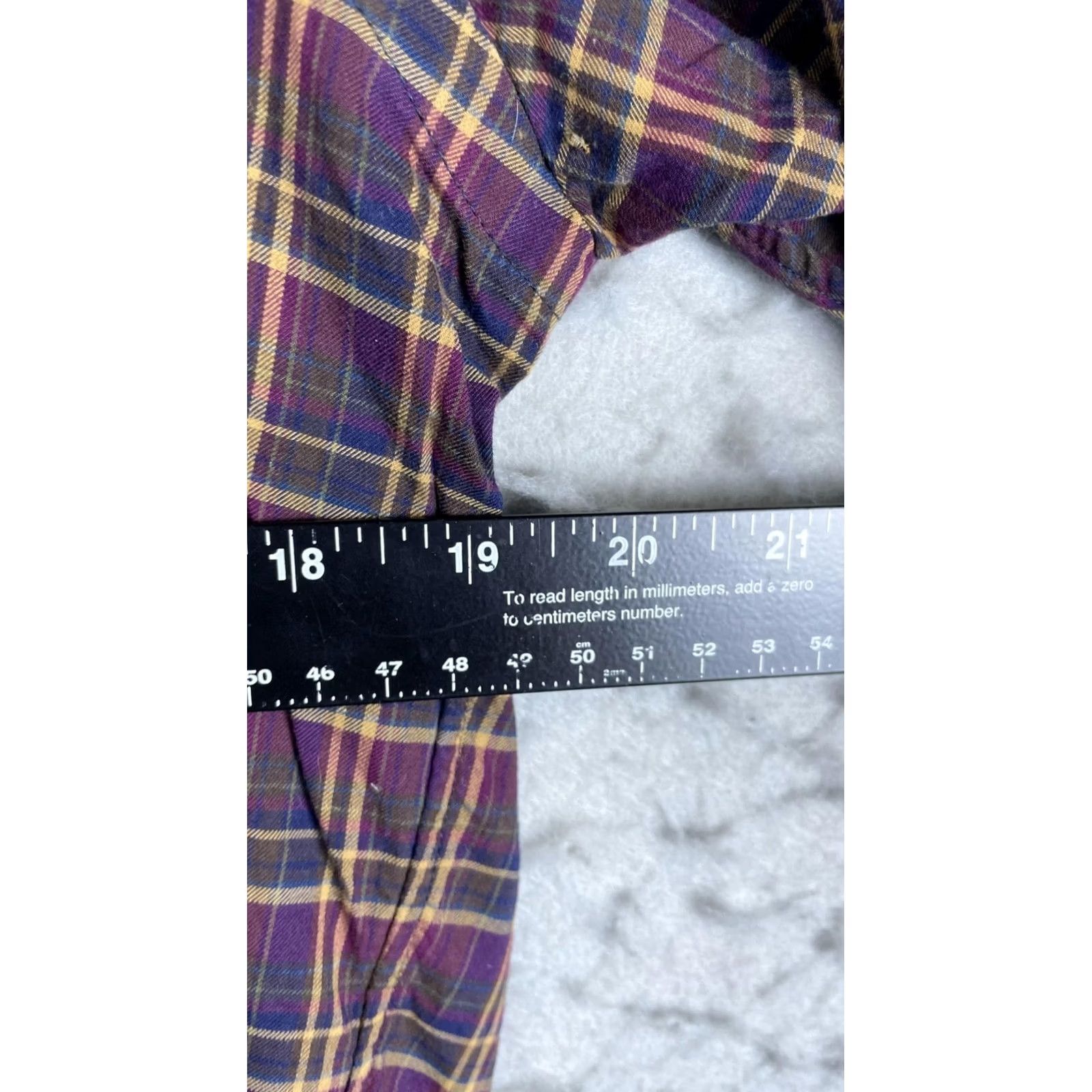 Ralph Lauren Ralph Lauren Shirt Mens Small Purple Plaid Long Sleeve Button Down Pony Size US S / EU 44-46 / 1 - 4 Thumbnail
