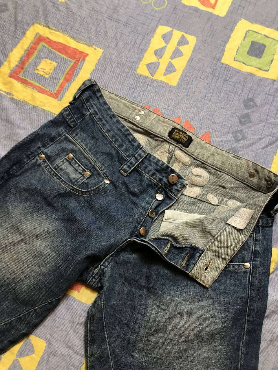 G-Star streetwear jeans denim pants G-Star Raw big logo vintage Size US 30 / EU 46 - 16 Thumbnail