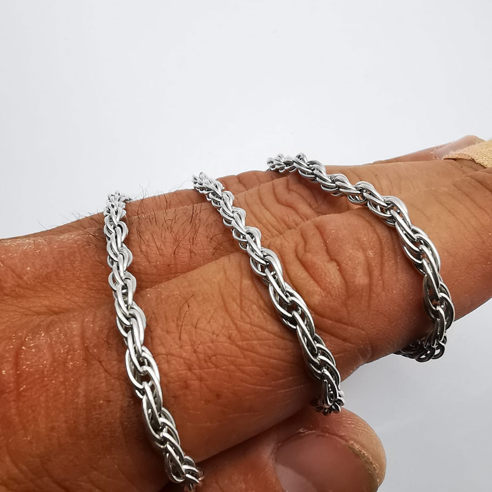 Vintage Vintage Fine necklace Chain, 875 Silver, Signed 20g Size ONE SIZE - 6 Thumbnail