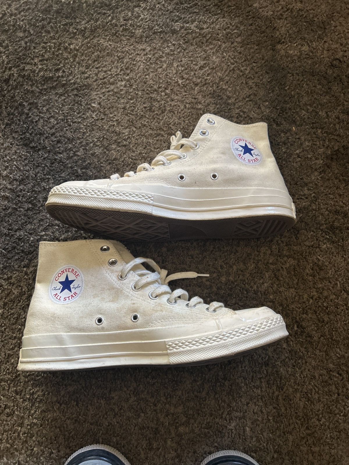 Comme des Garcons Como des garcon chuck taylor hi-tops Size US 9 / EU 42 - 2 Thumbnail