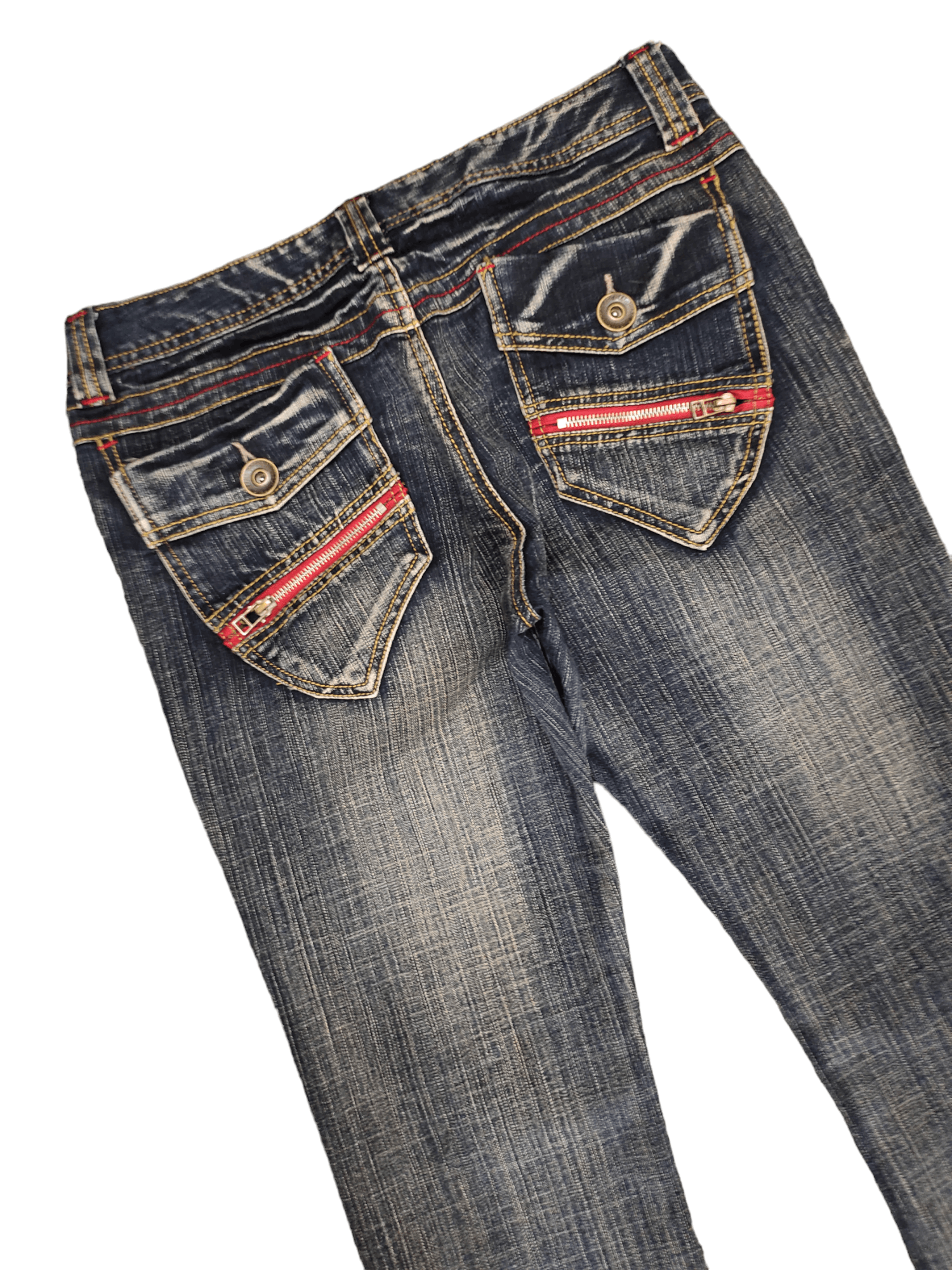 Hysteric Glamour × Undercover Flare Jeans The Vintage Faded Low Rise Boot Cut Y2k Goa lgb Size US 31 - 15 Thumbnail