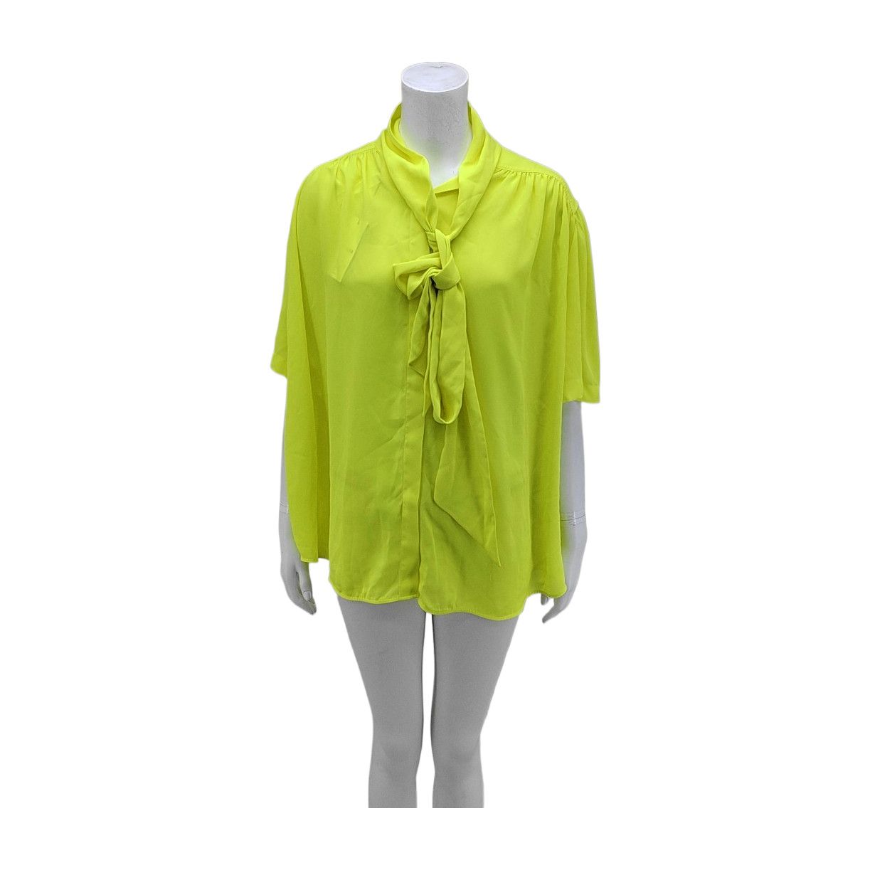 Balenciaga Balenciaga Tie-Neck Blouse Size 34 Size XS / US 0-2 / IT 36-38 - 1 Thumbnail