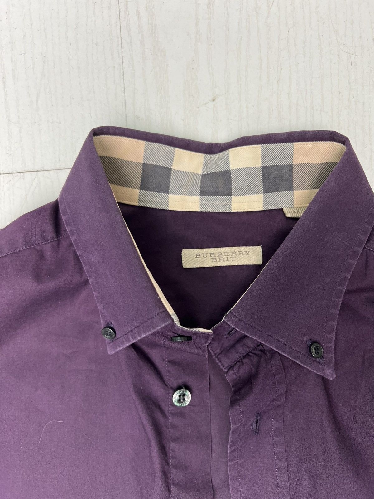 Burberry × Designer Burberry Nova Check Purple Size US M / EU 48-50 / 2 - 3 Thumbnail
