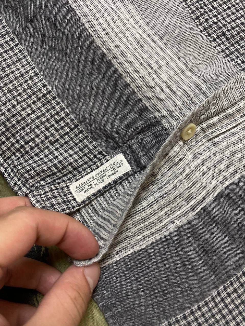 Allsaints Allsaints Shirt Button-up Long Sleeve Logo Size US XS / EU 42 / 0 - 4 Thumbnail