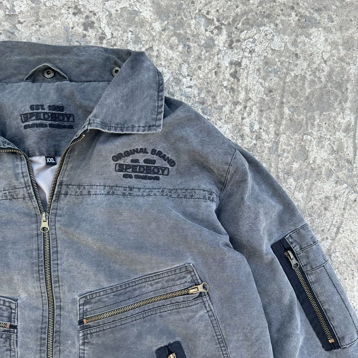 Grunt Style Vintage Japanese Style Sped Boy Light Jacket Bomber Y2K 00s Size US XXL / EU 58 / 5 - 6 Thumbnail