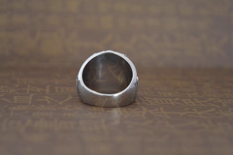 Jewelry Punk Jewelry Rings Open Size Chrome Ring (Size 7-13) Size ONE SIZE - 4 Thumbnail