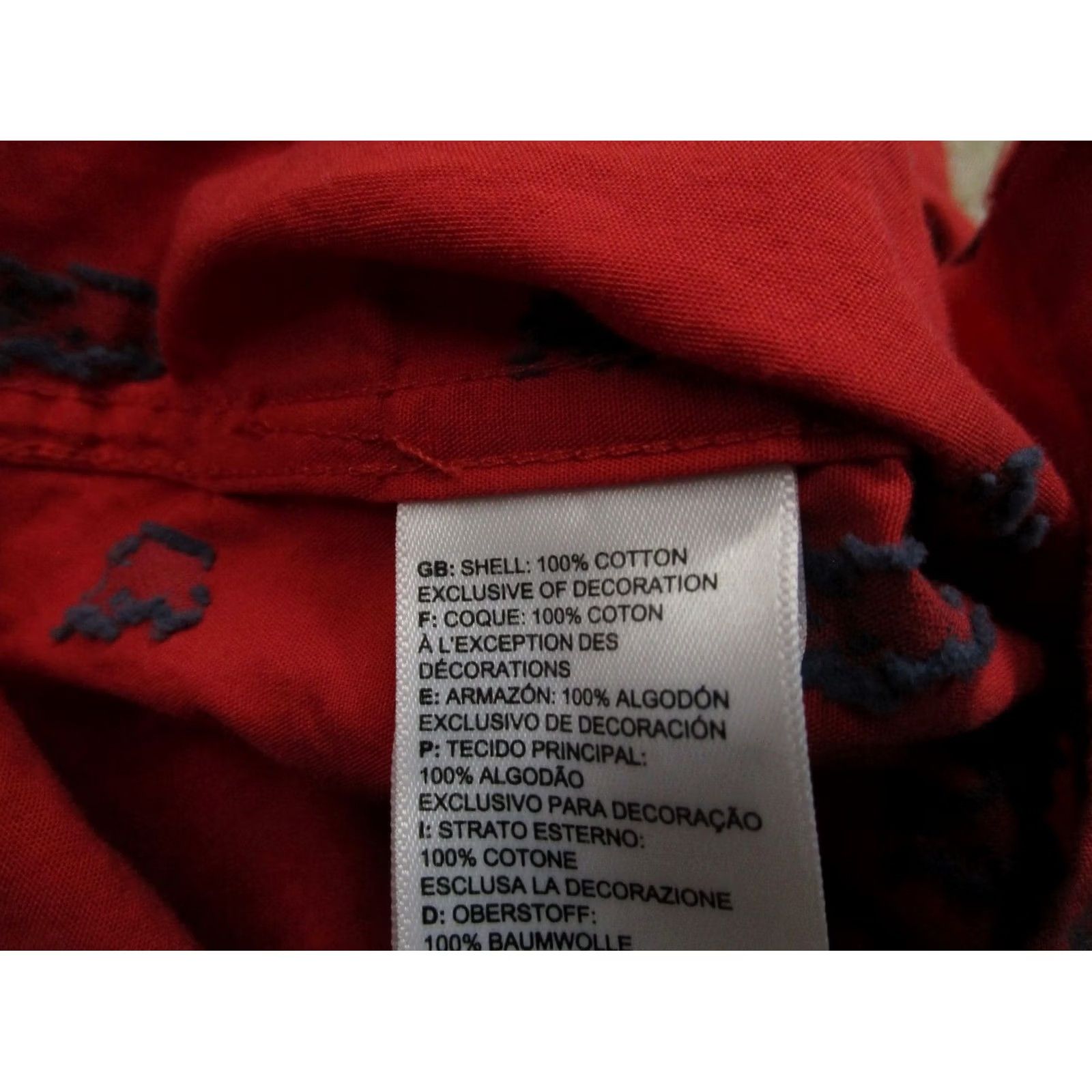 The North Face The North Face Shirt Men Medium Red Short Sleeve All Over Print AOP Collared Button-Up Size US M / EU 48-50 / 2 - 7 Thumbnail