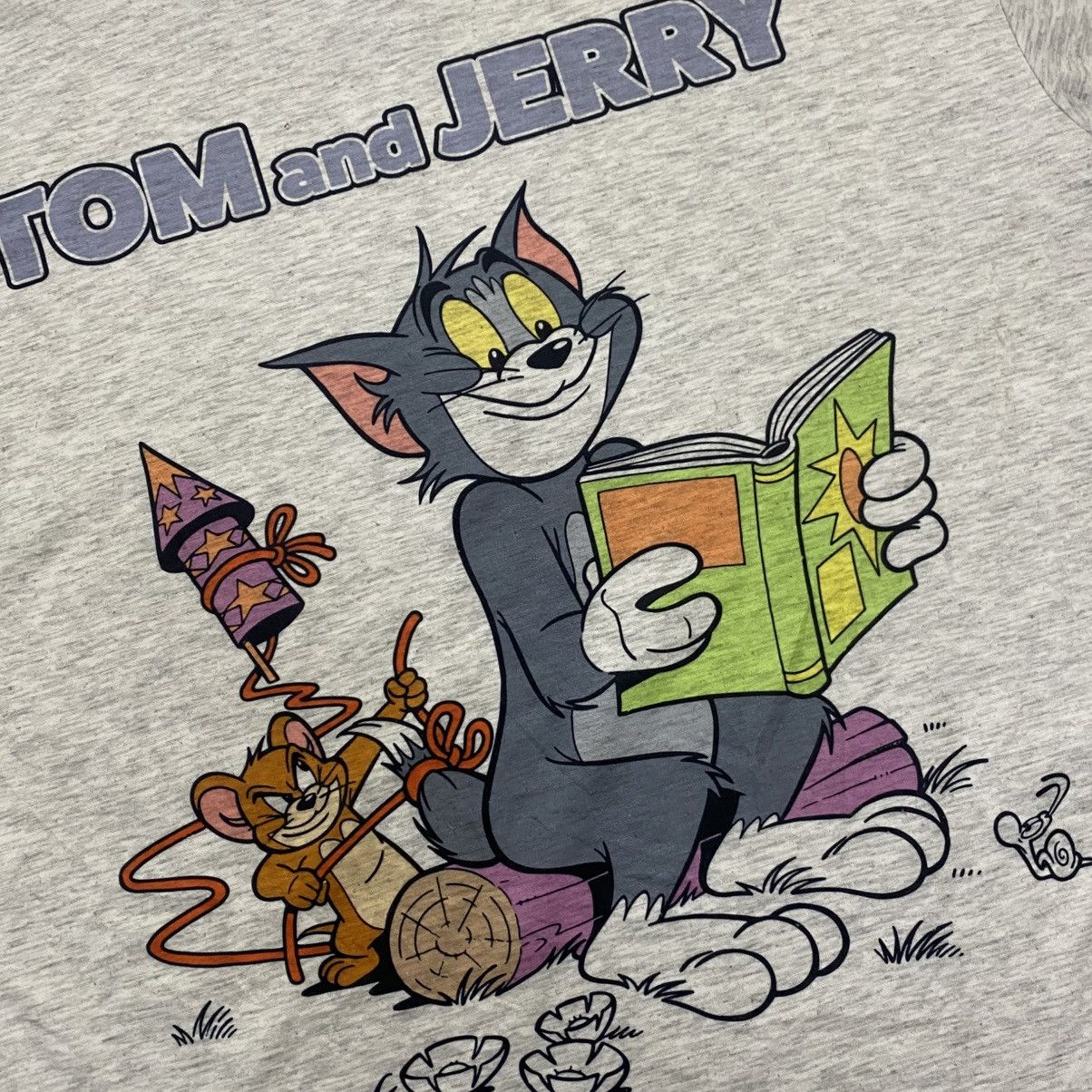 Cartoon Network × Vintage ❗️VINTAGE TOM AND JERRY MIRROW PRINT 90s❗️ rare Size US L / EU 52-54 / 3 - 4 Thumbnail