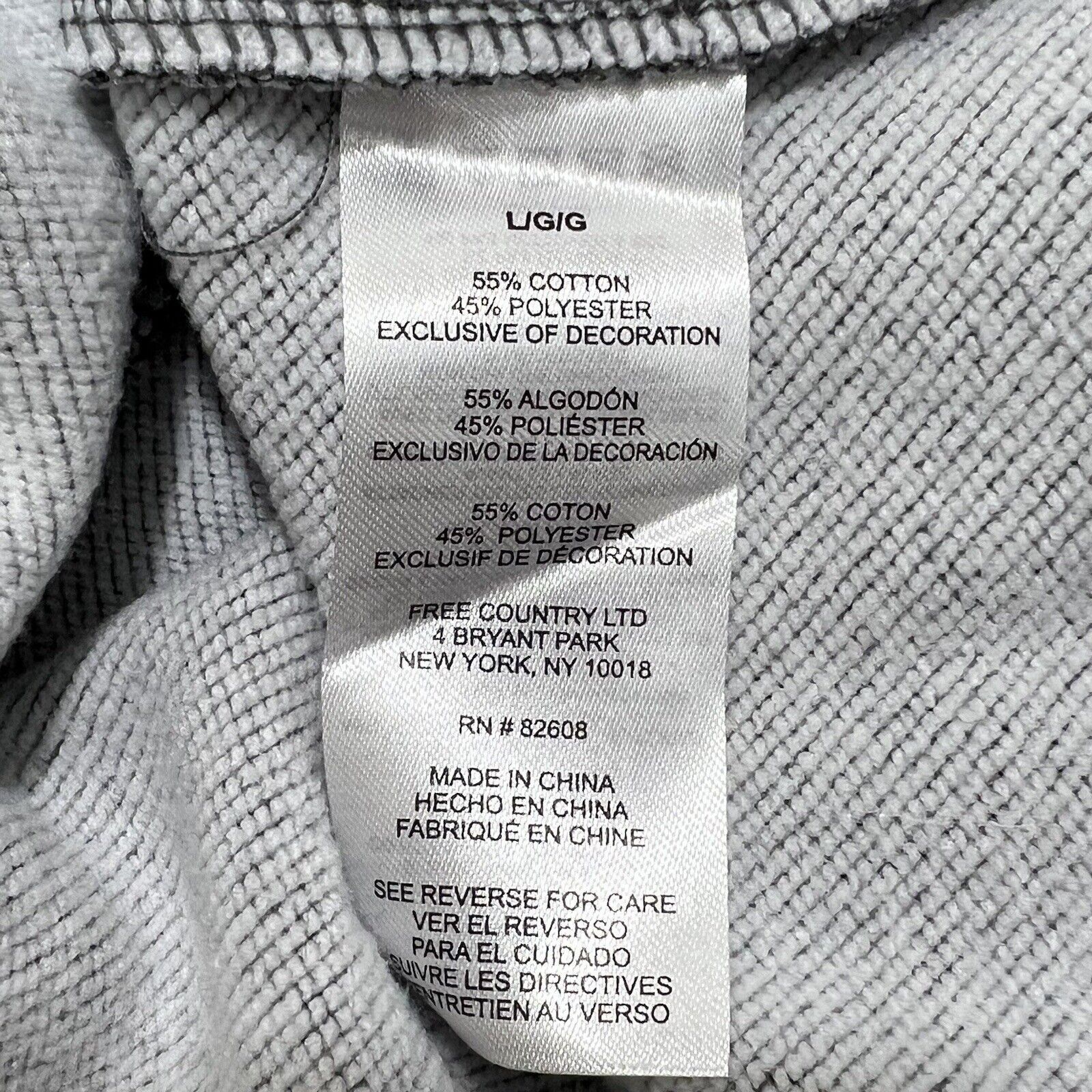 Free Country Free Country 1/4 Zip Sweatshirt Gray Mock Neck Pullover Size US L / EU 52-54 / 3 - 9 Thumbnail