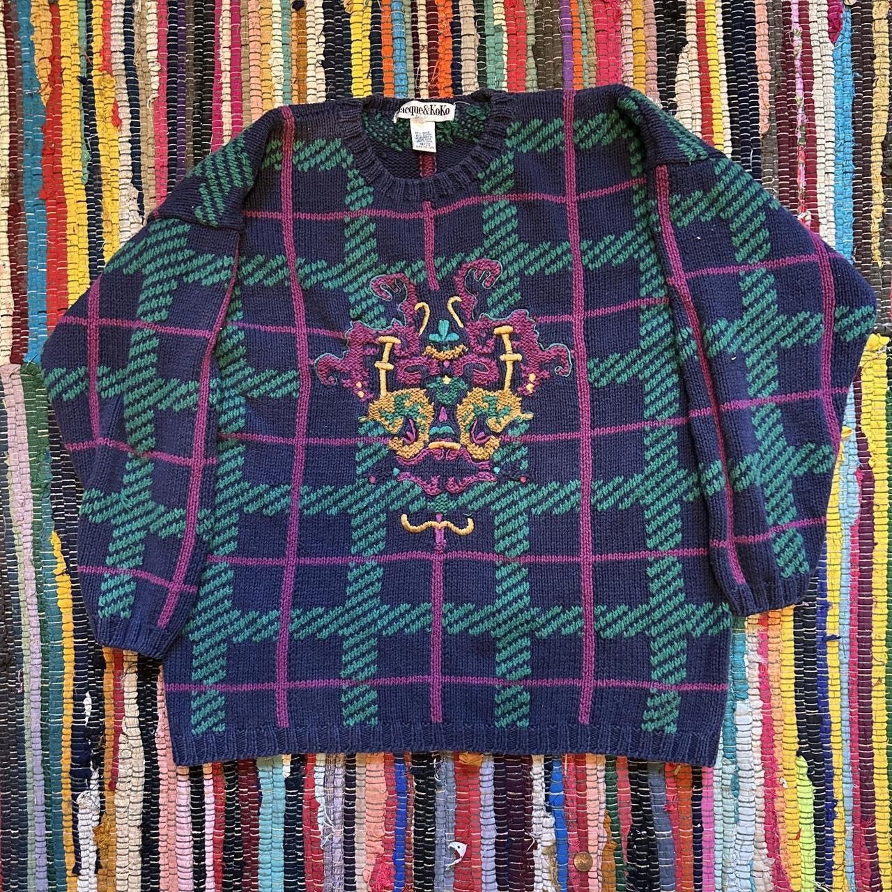 Vintage Vintage Winter sweater Size US L / EU 52-54 / 3 - 1 Thumbnail