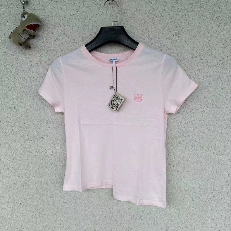 Loewe LOEWE Patch pink logo short sleeves Size S / US 4 / IT 40 - 1 Thumbnail