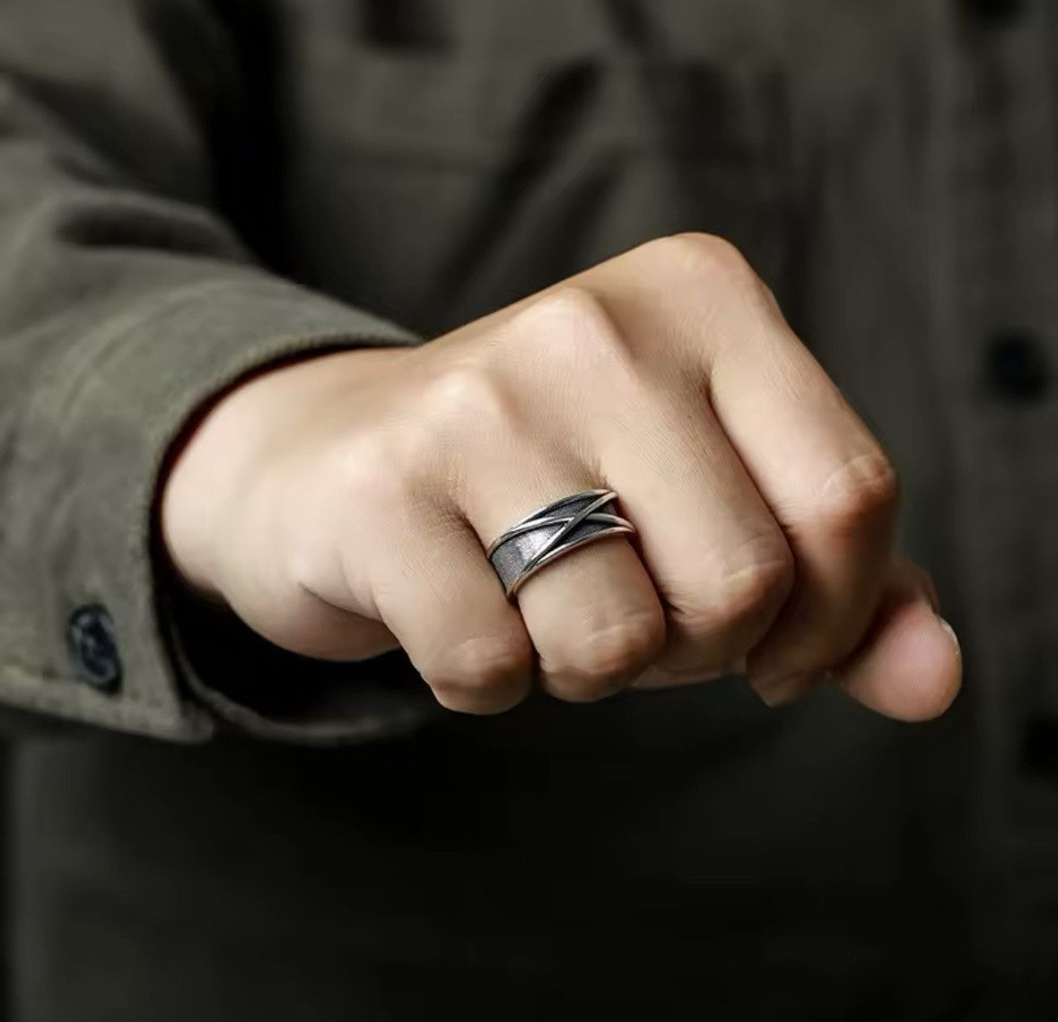Jewelry × Sterling Silver × Vintage Vintage Thai Silver Ring Size ONE SIZE - 3 Thumbnail