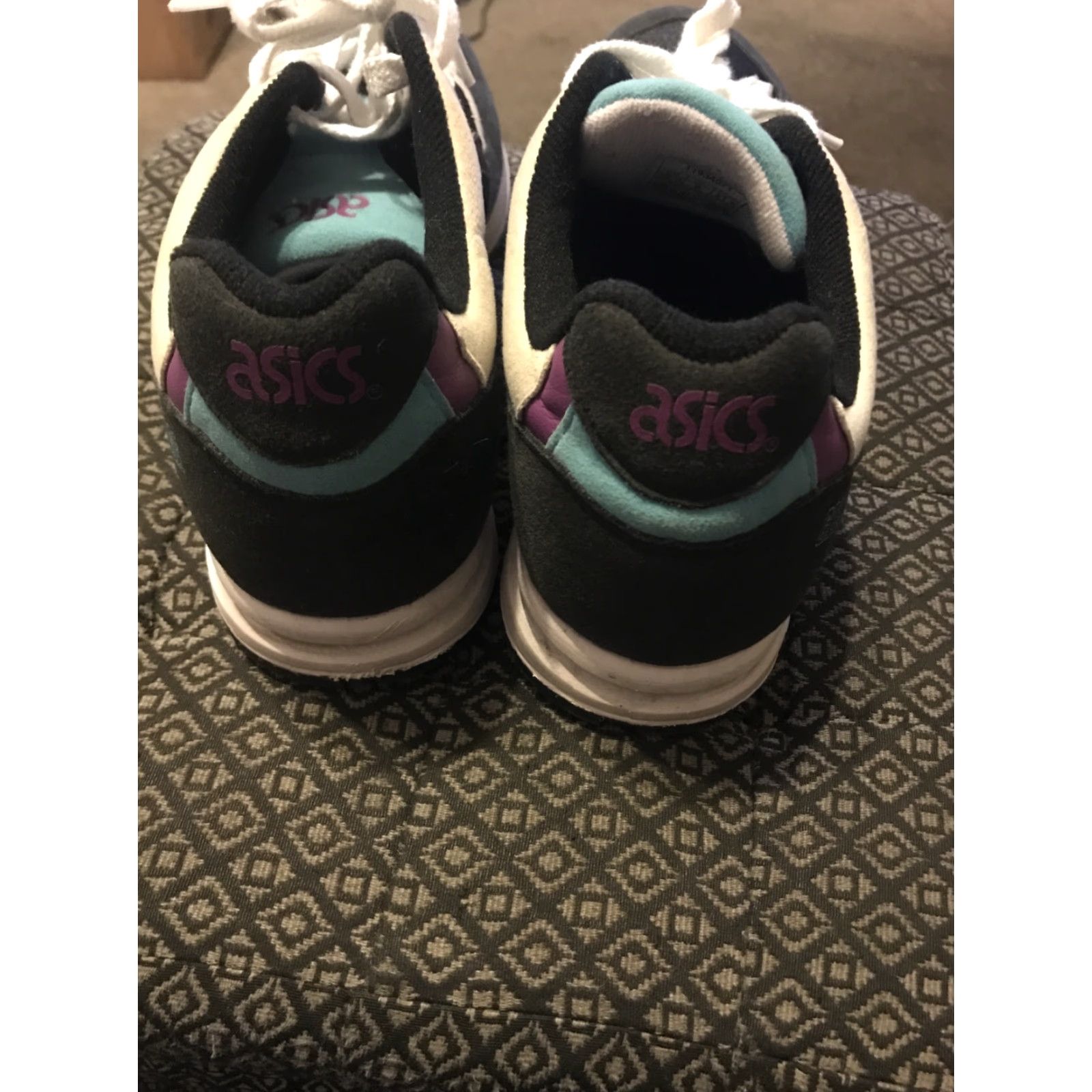 Asics ASICS Tiger Gelsaga Black Synthetic Mens Lace-Up Trainers 1193A071 Sz.8 Size US 8 / EU 41 - 4 Thumbnail