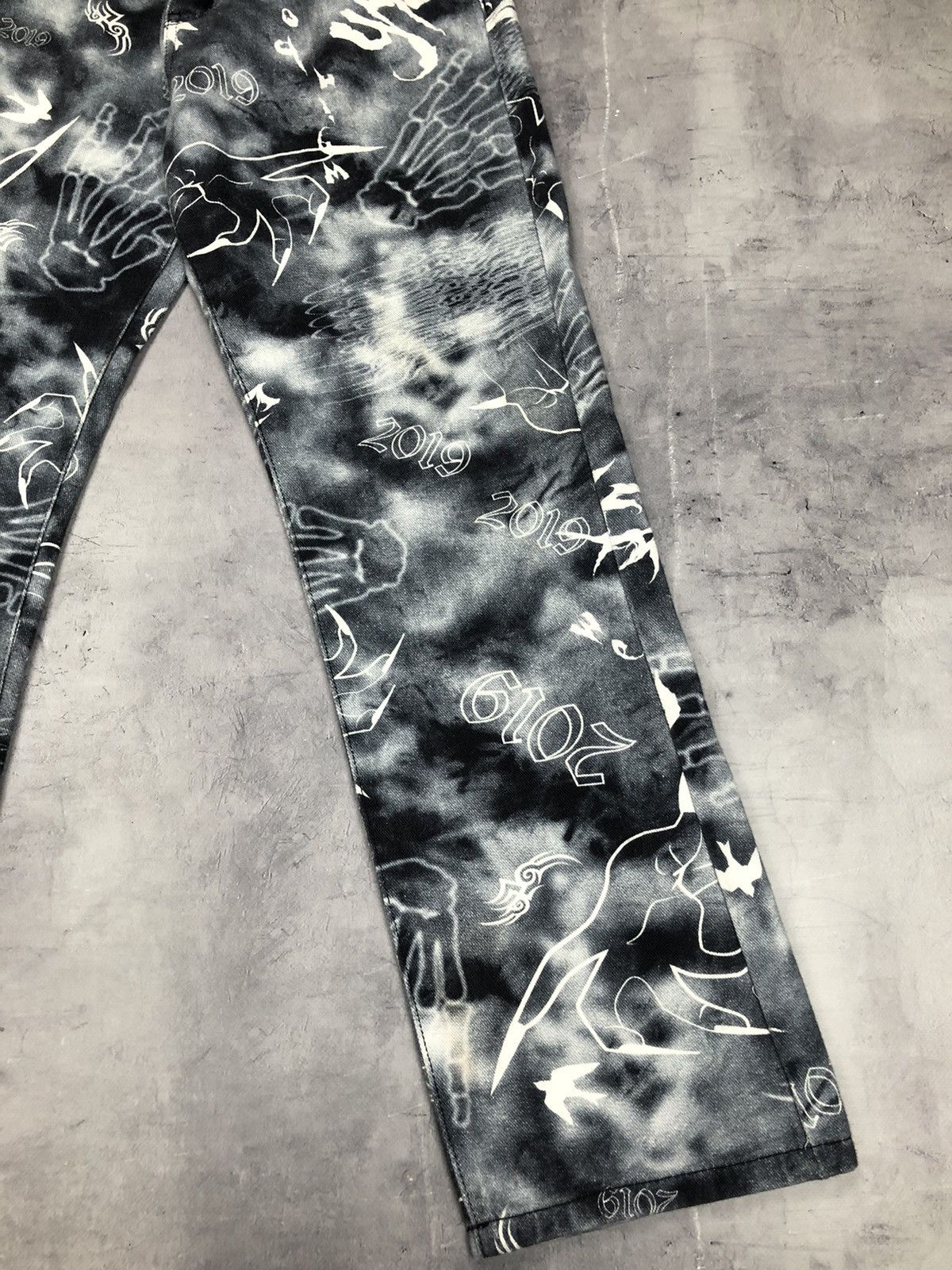 Jaded London Jaded London Boyfriend Jeans Gothic Grey 2019 W28 Size 28" / US 6 / IT 42 - 4 Thumbnail