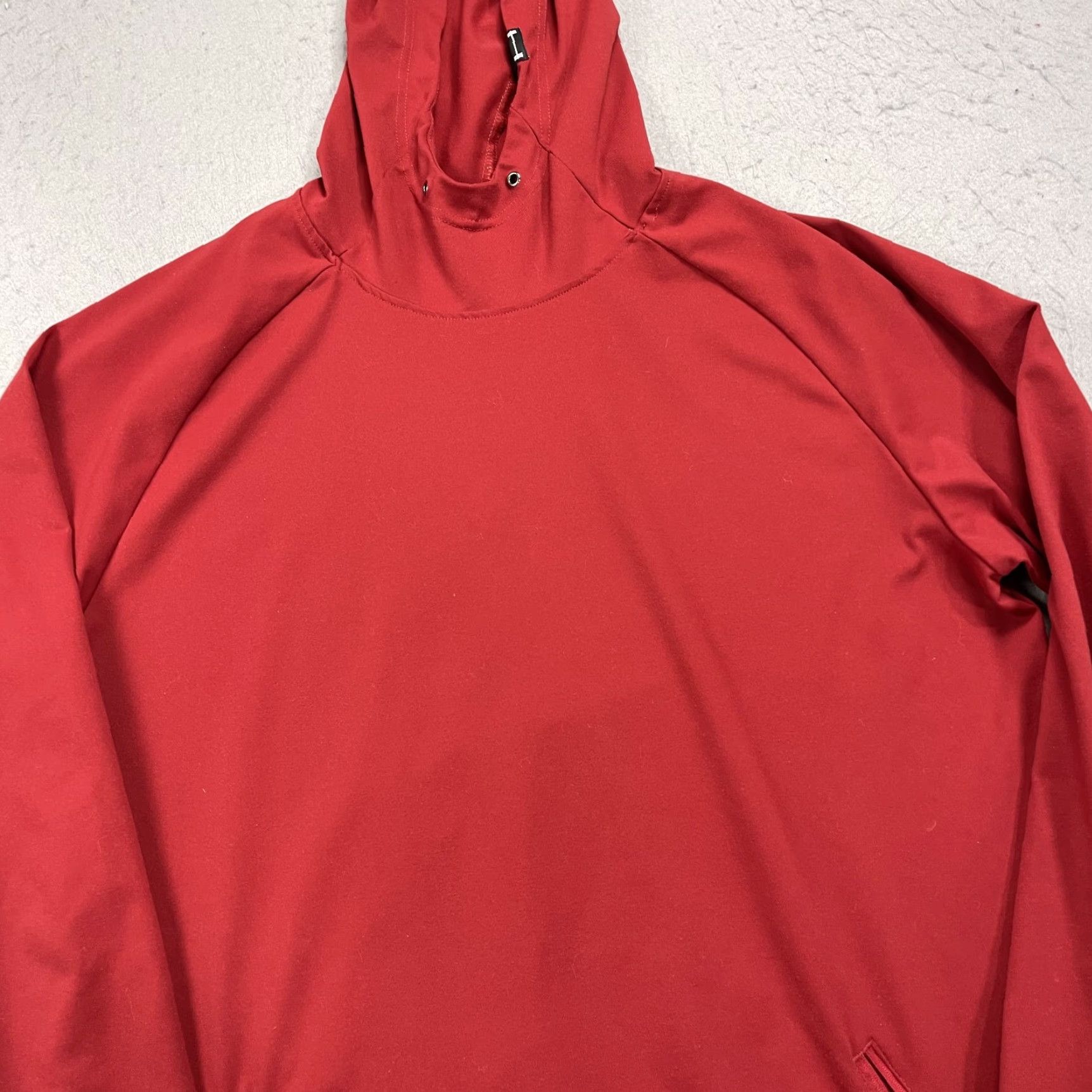Vintage Barbell Apparel Hoodie Mens Large Red Performance Stretch Pullover Sweatshirt Size US L / EU 52-54 / 3 - 3 Thumbnail