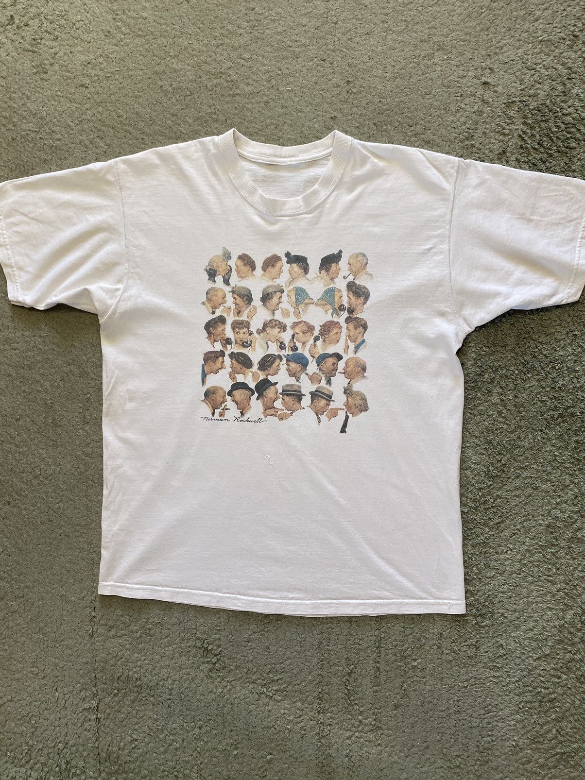 90's Norman Rockwell Art tee 【公式通販】