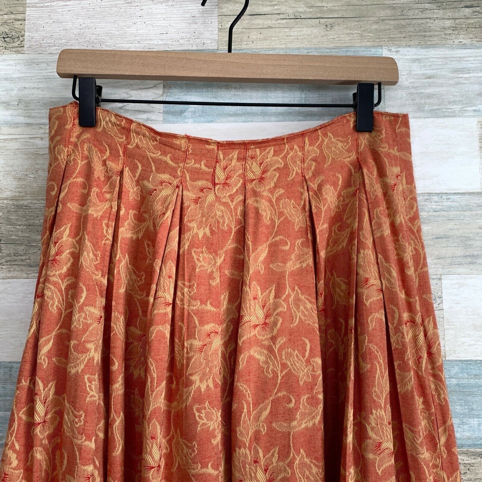 Calvin Klein Calvin Klein Studio VTG Japanese Floral Jacquard Skirt Set Size 32" / US 10 / IT 46 - 7 Thumbnail
